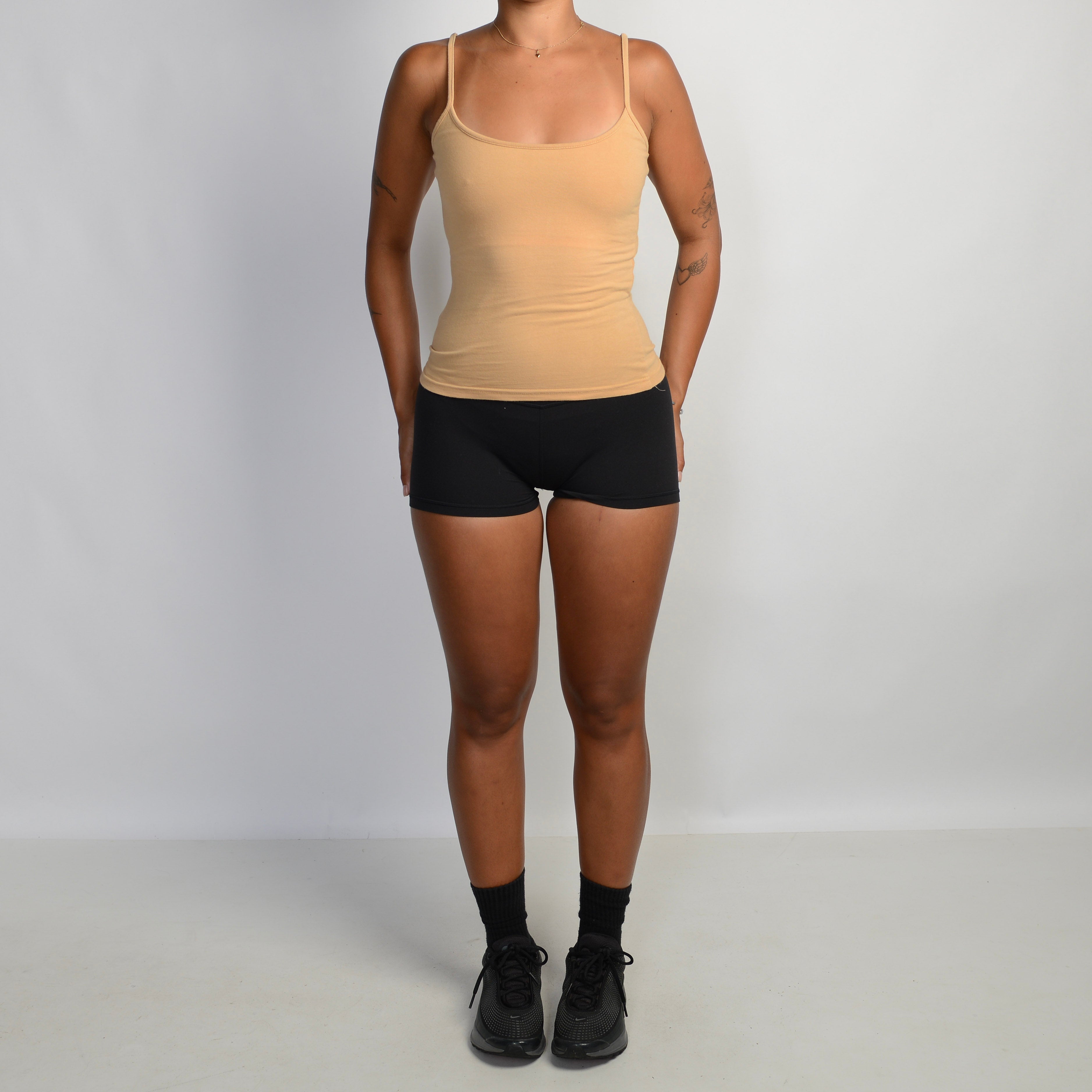 TAN SCOOP CAMISOLE