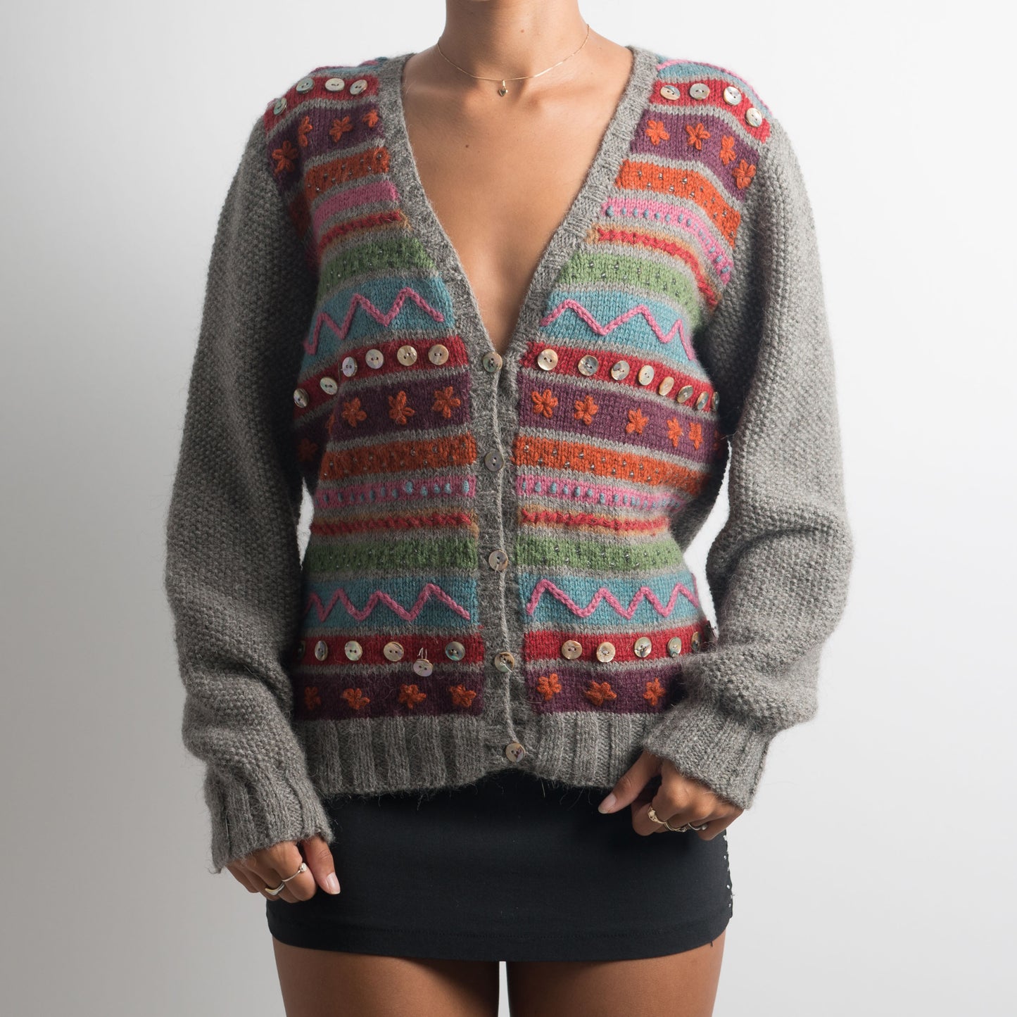 CARDIGAN EN MAILLE ÉPAISSE