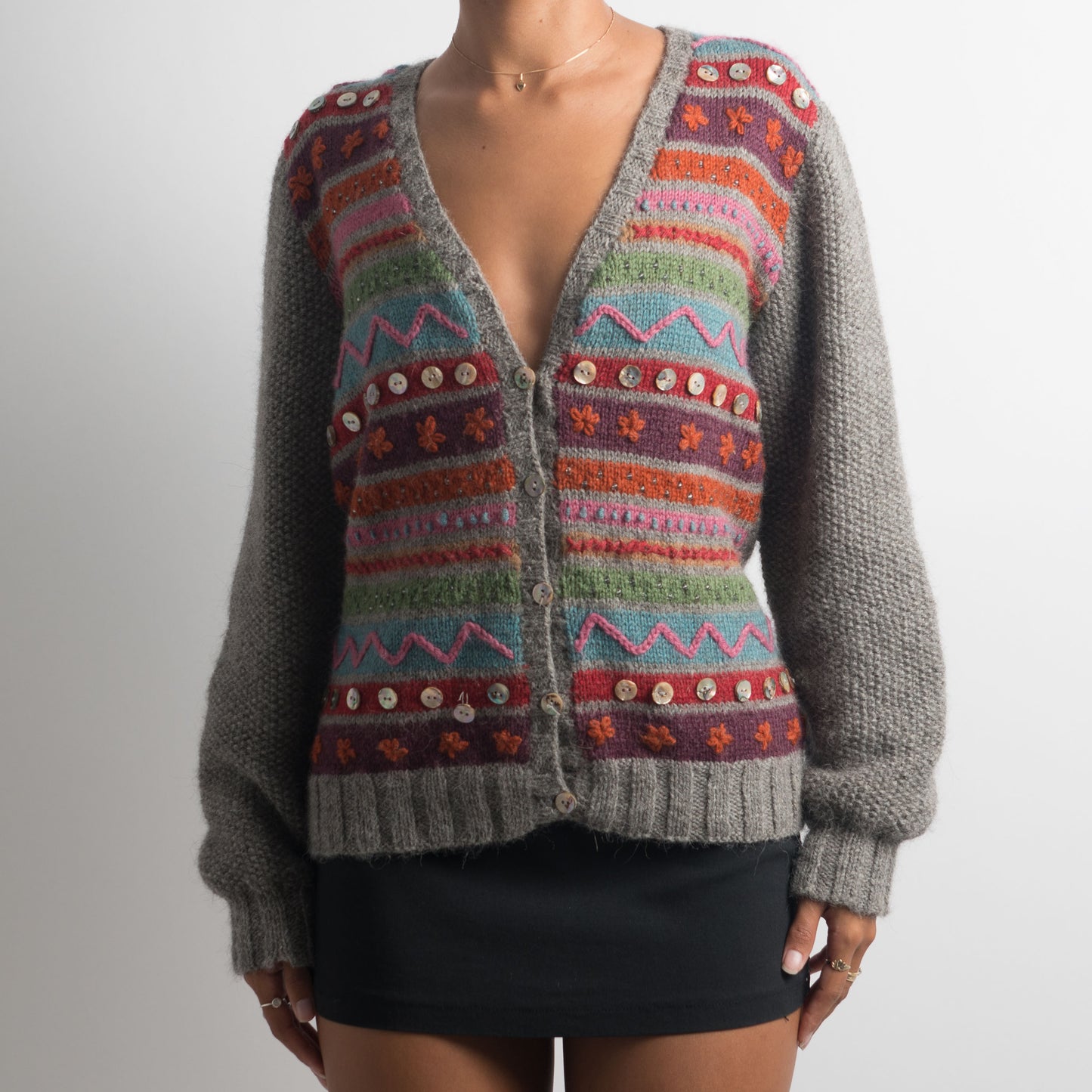 CARDIGAN EN MAILLE ÉPAISSE