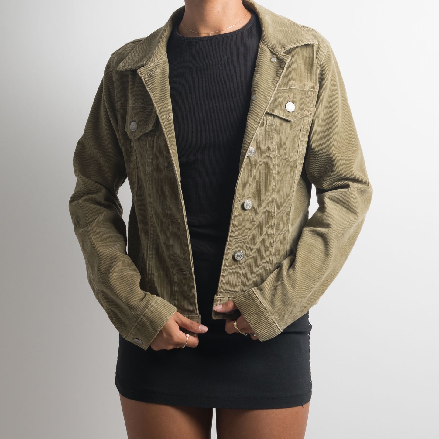 KHAKI CORDUROY JACKET