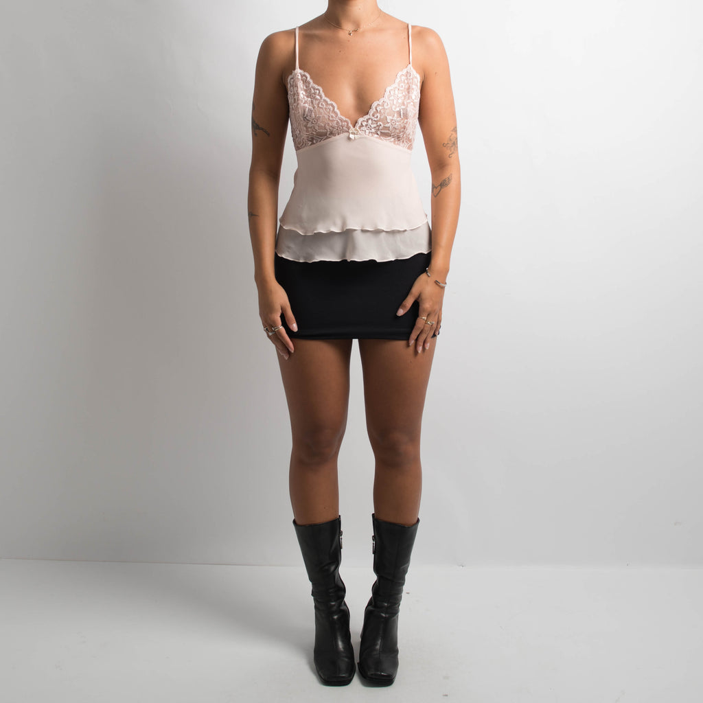 TIERED PALE PINK CAMISOLE