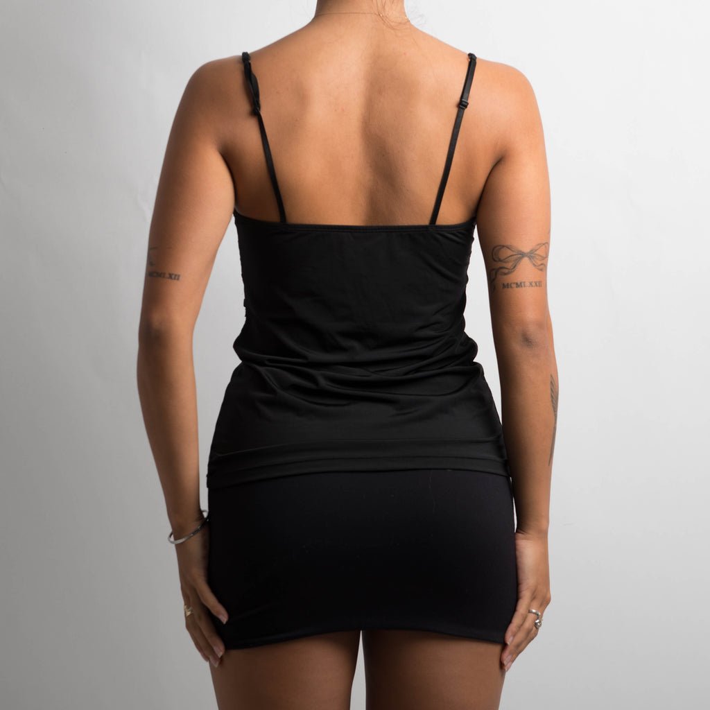 BLACK STRETCH CAMISOLE