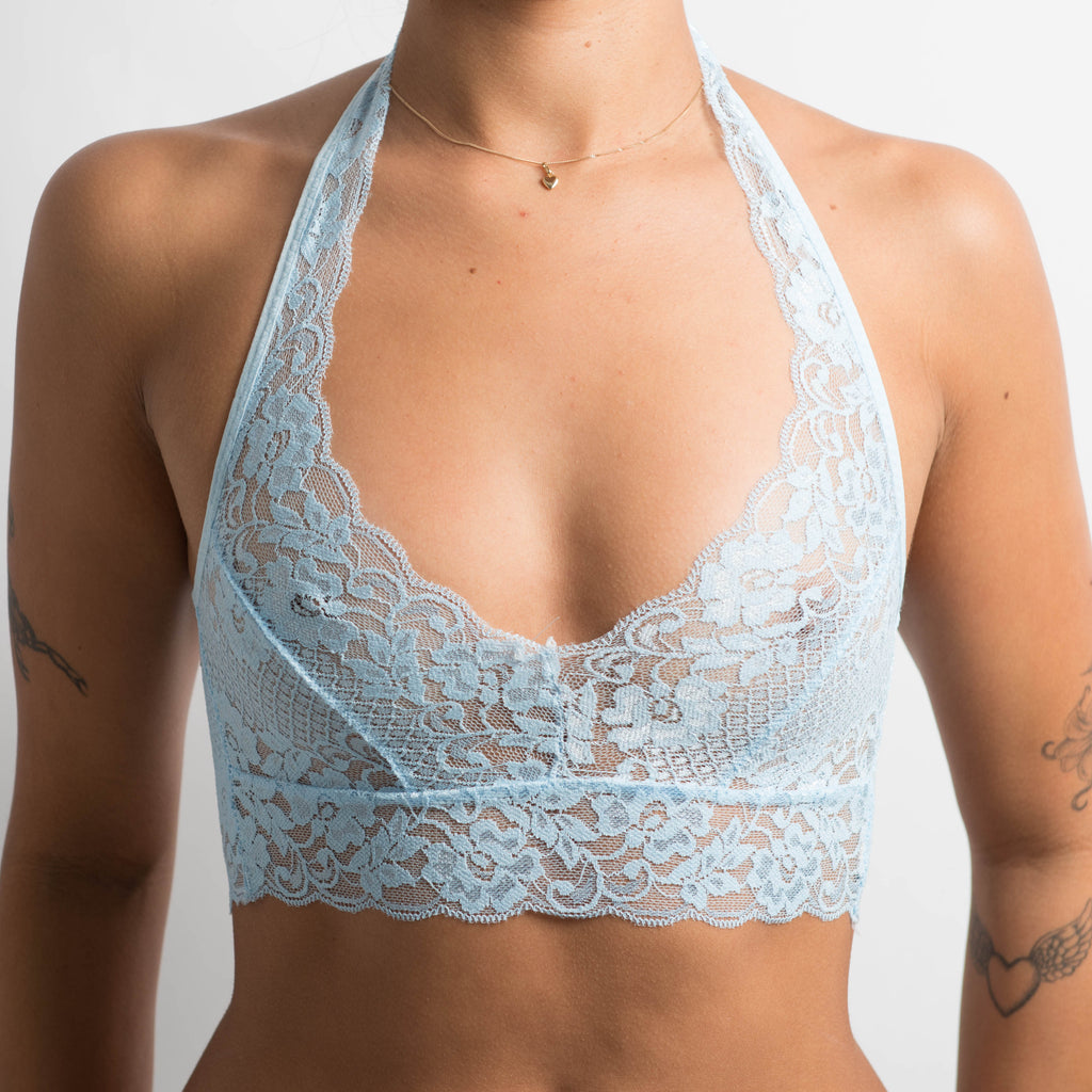 BLUE LACE BRALETTE