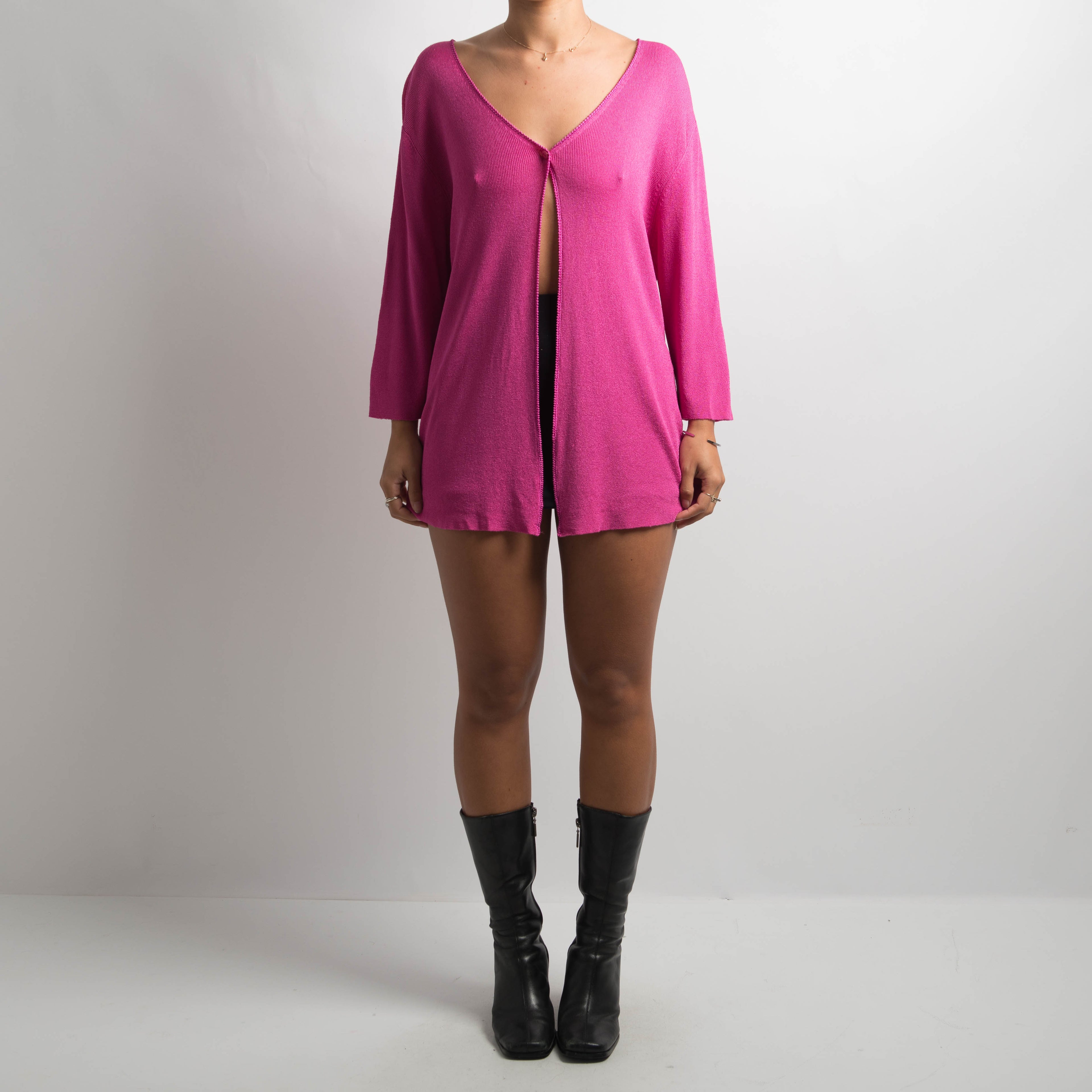 HOT PINK CARDIGAN