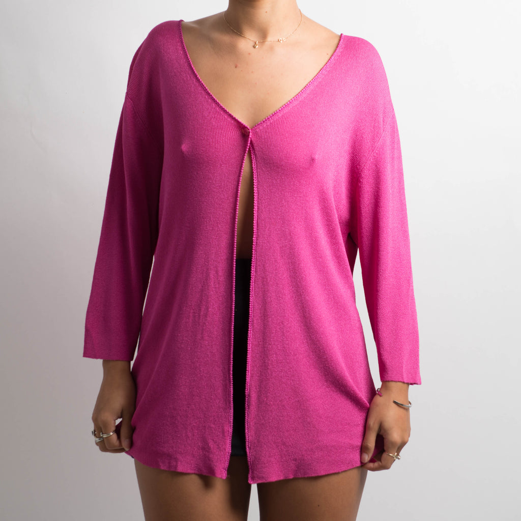 HOT PINK CARDIGAN