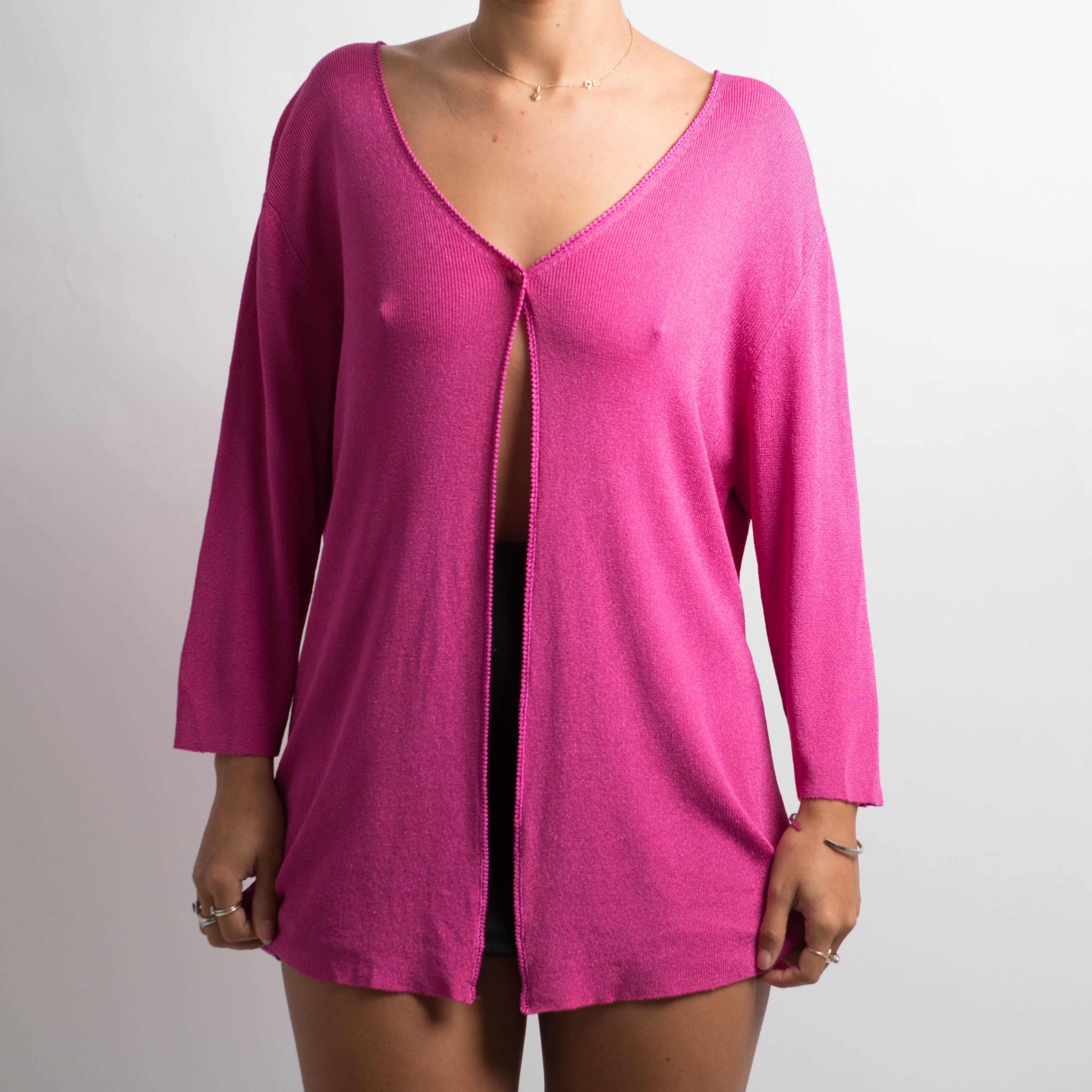 HOT PINK CARDIGAN