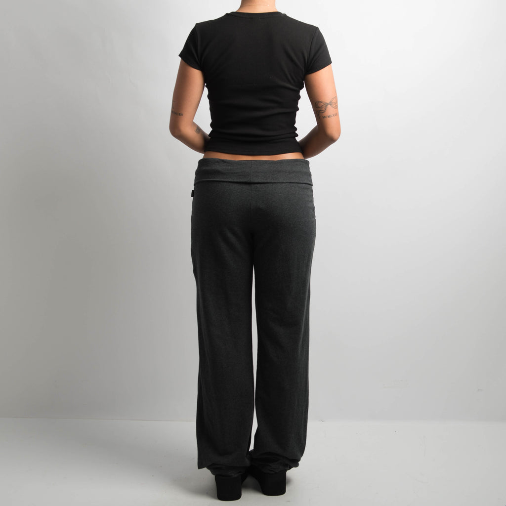CHARCOAL FLARED LEGGINGS