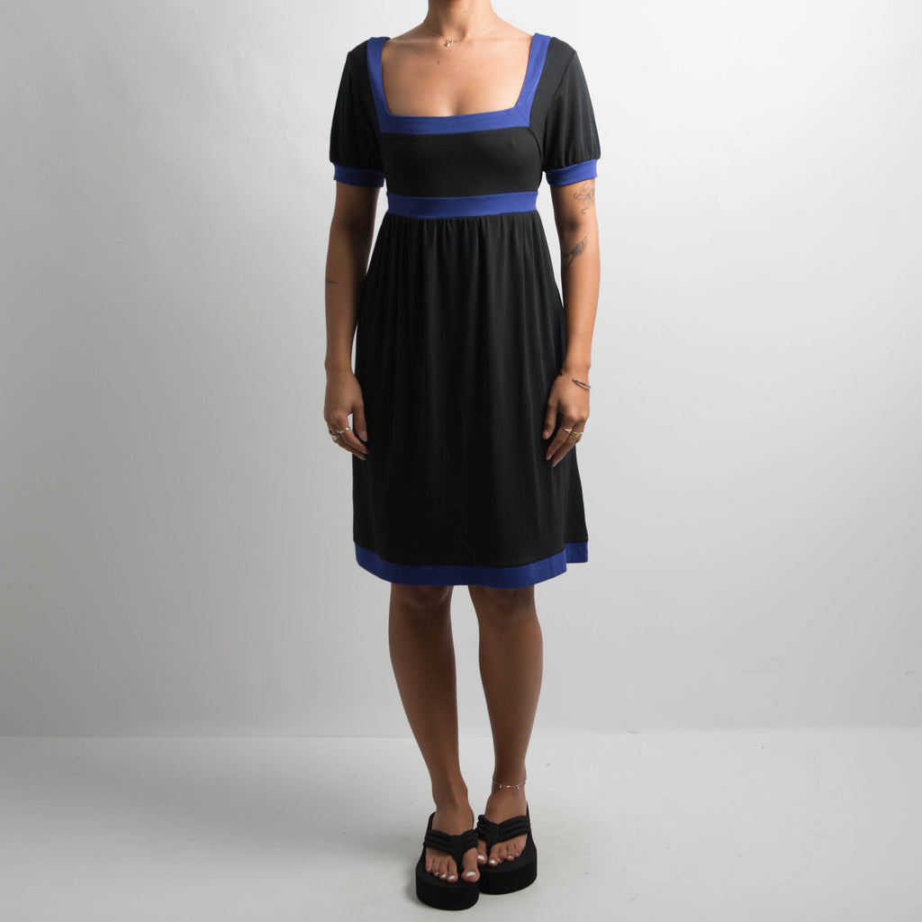 BLACK BABYDOLL DRESS