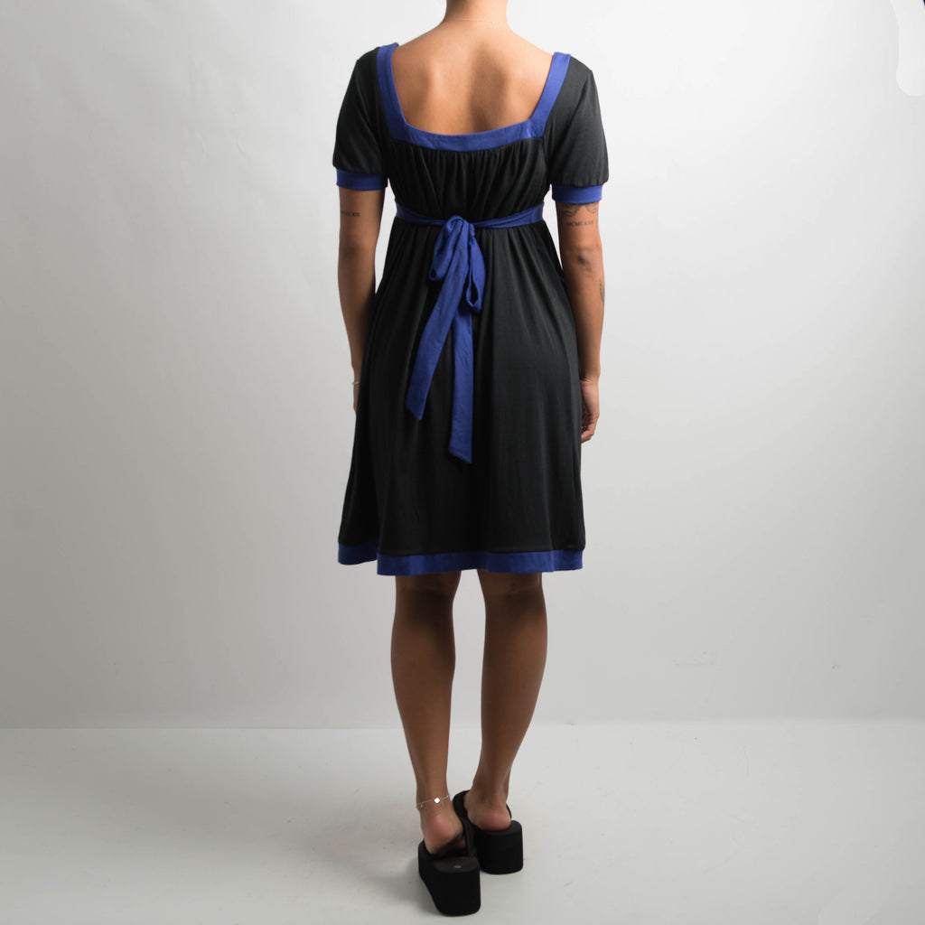 BLACK BABYDOLL DRESS