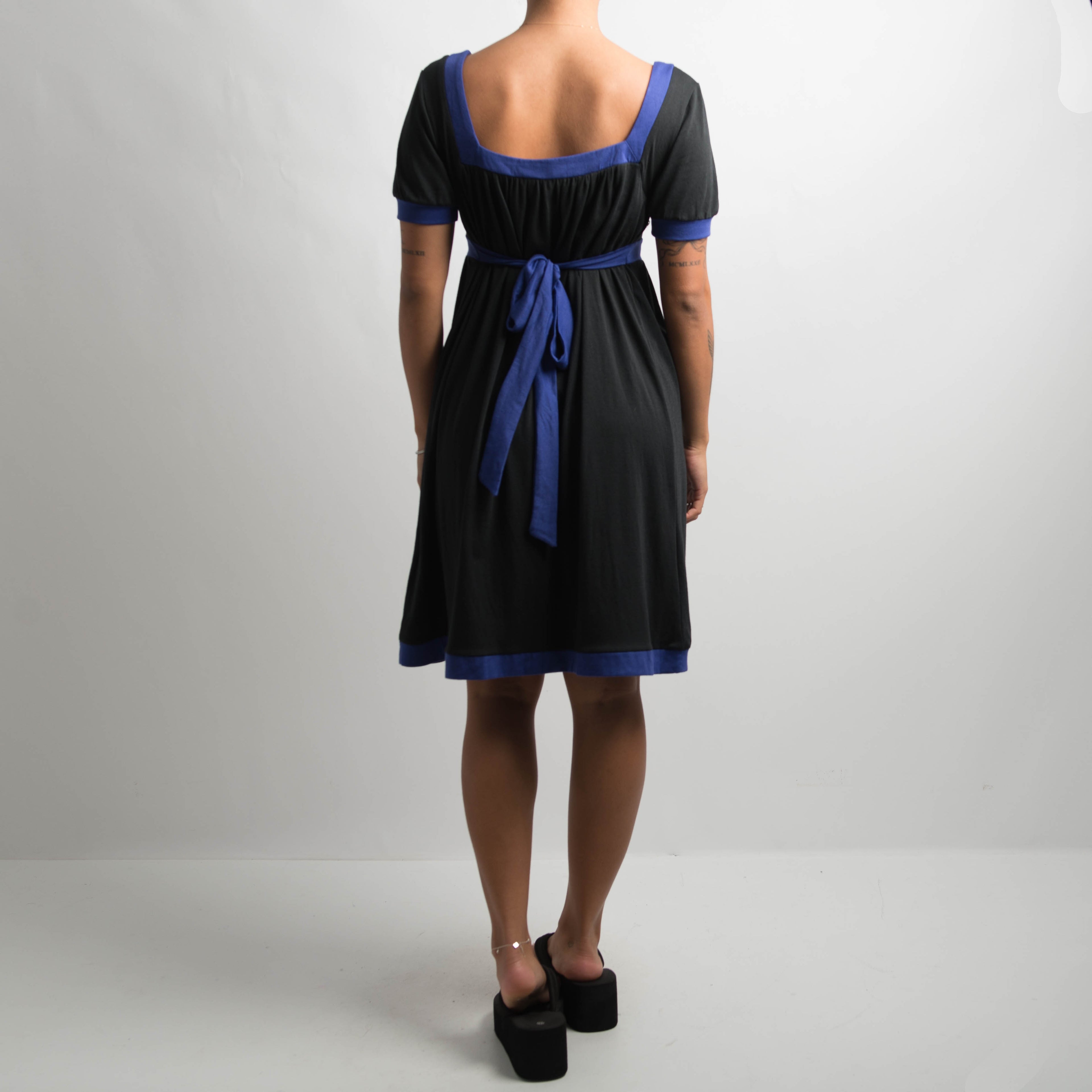 BLACK BABYDOLL DRESS