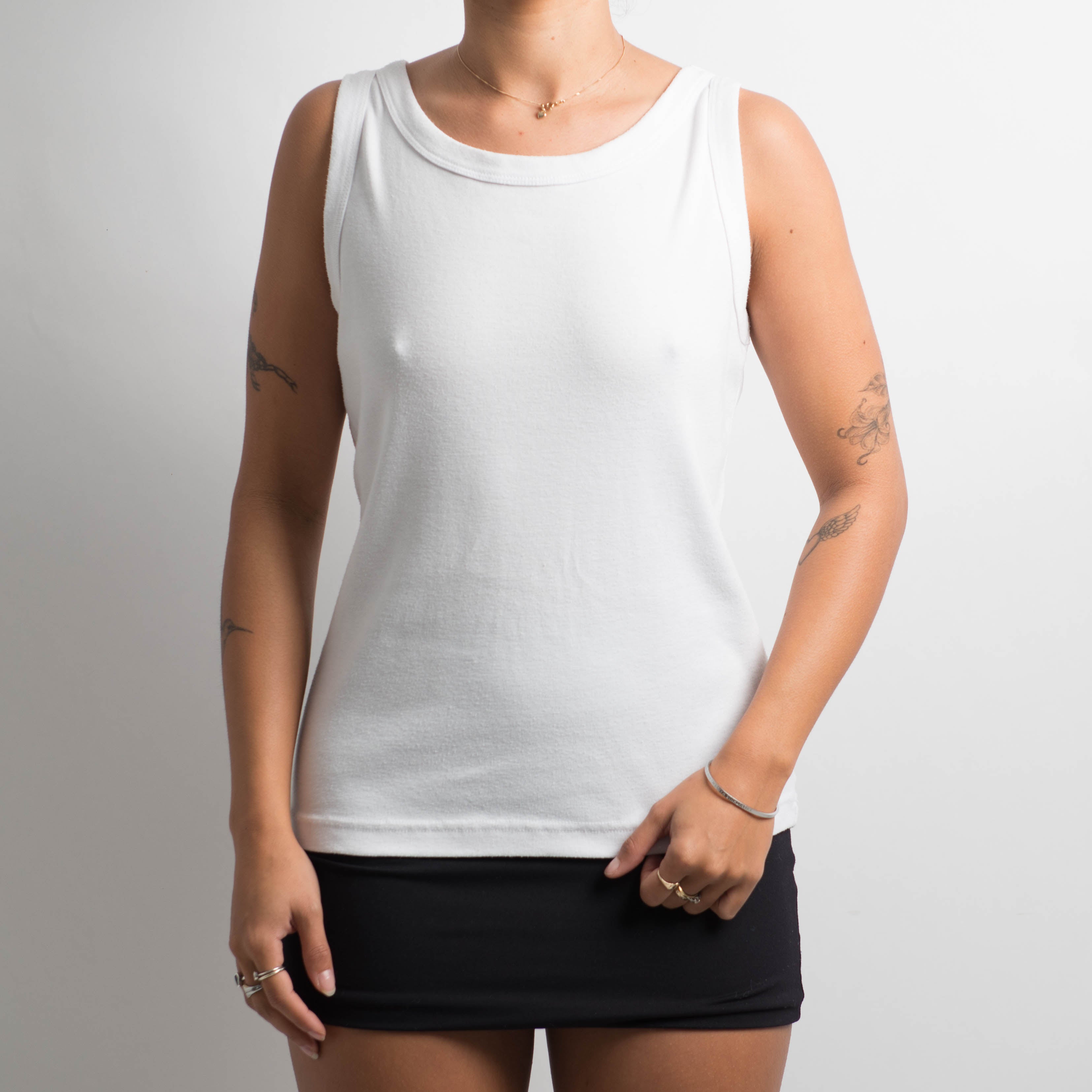 WHITE TANK TOP