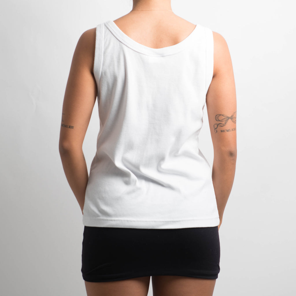 WHITE TANK TOP