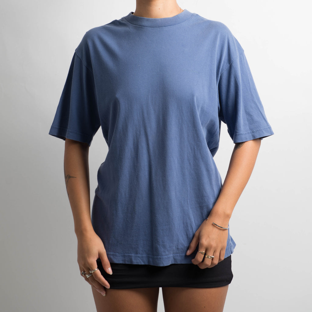 BLUE FADED WASH TSHIRT