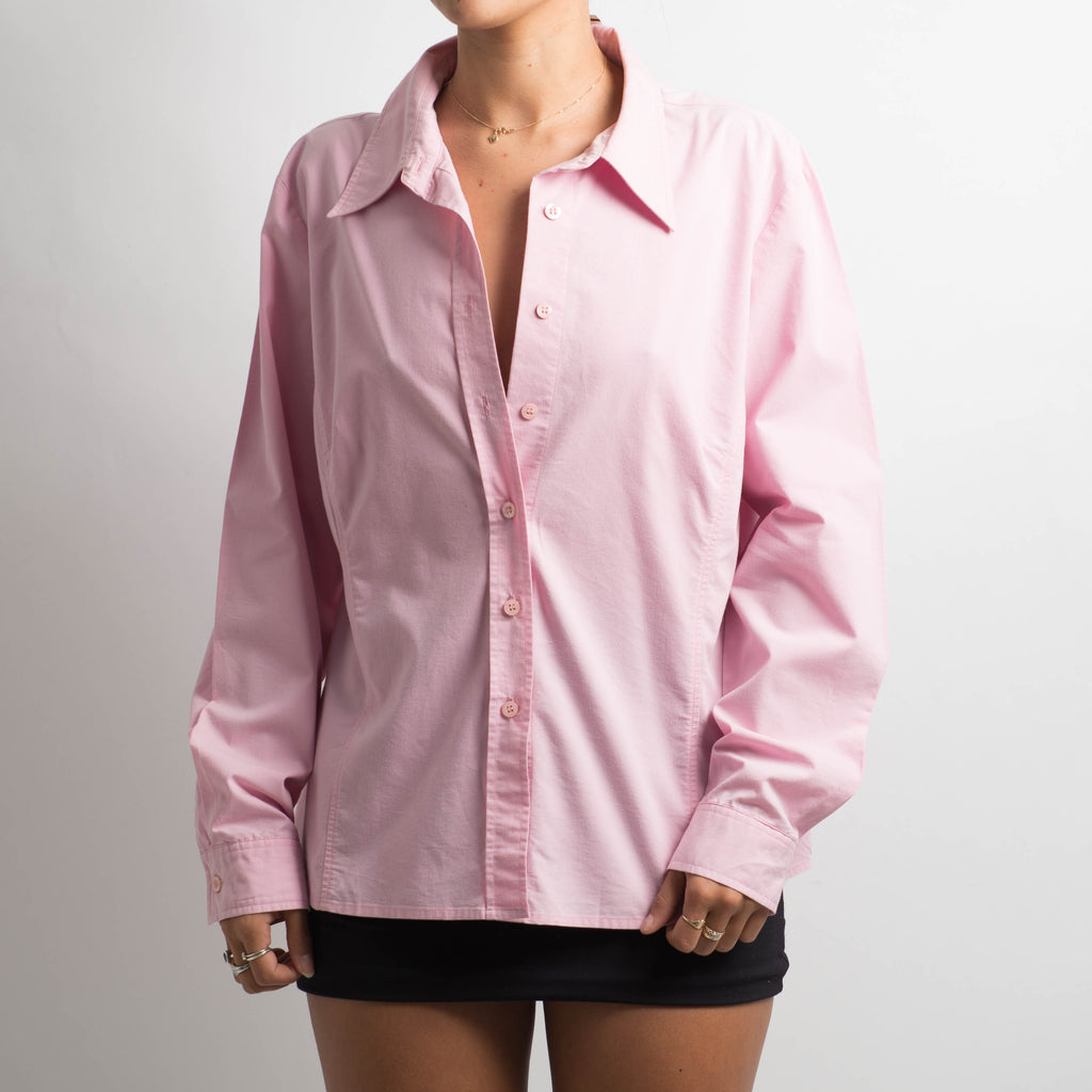 PINK LONG SLEEVE BLOUSE