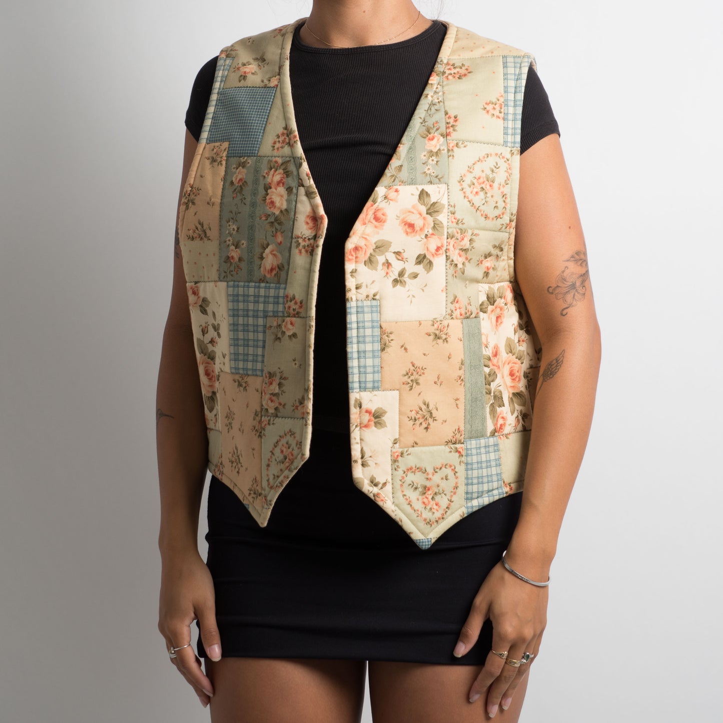 GILET PATCHWORK MATELASSÉ