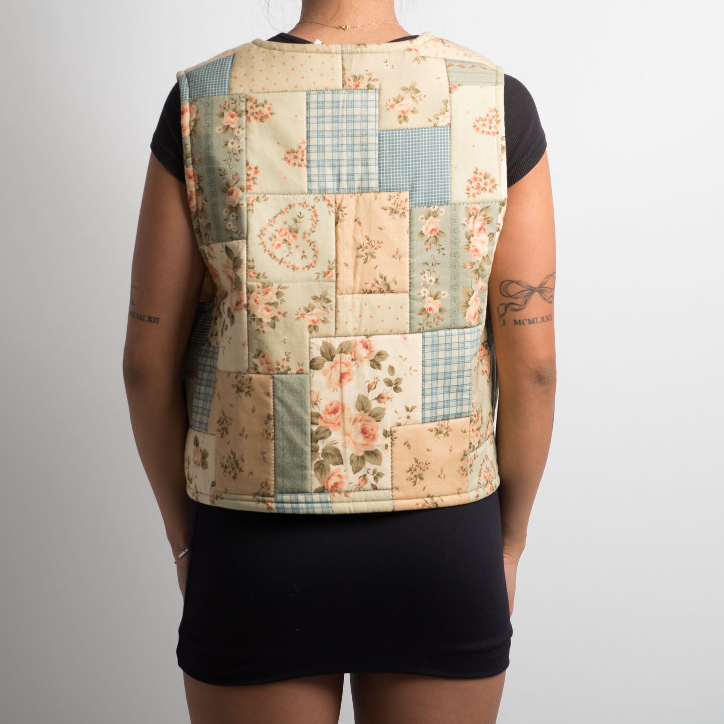 GILET PATCHWORK MATELASSÉ