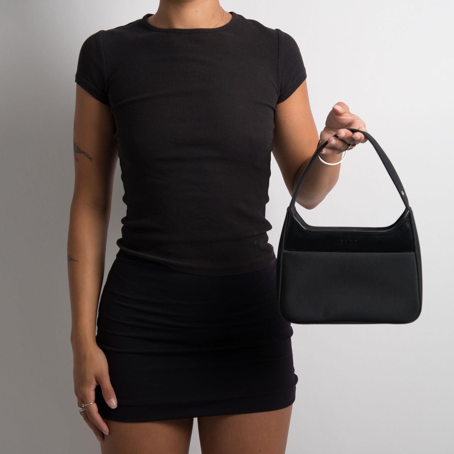 BLACK MINI HANDBAG