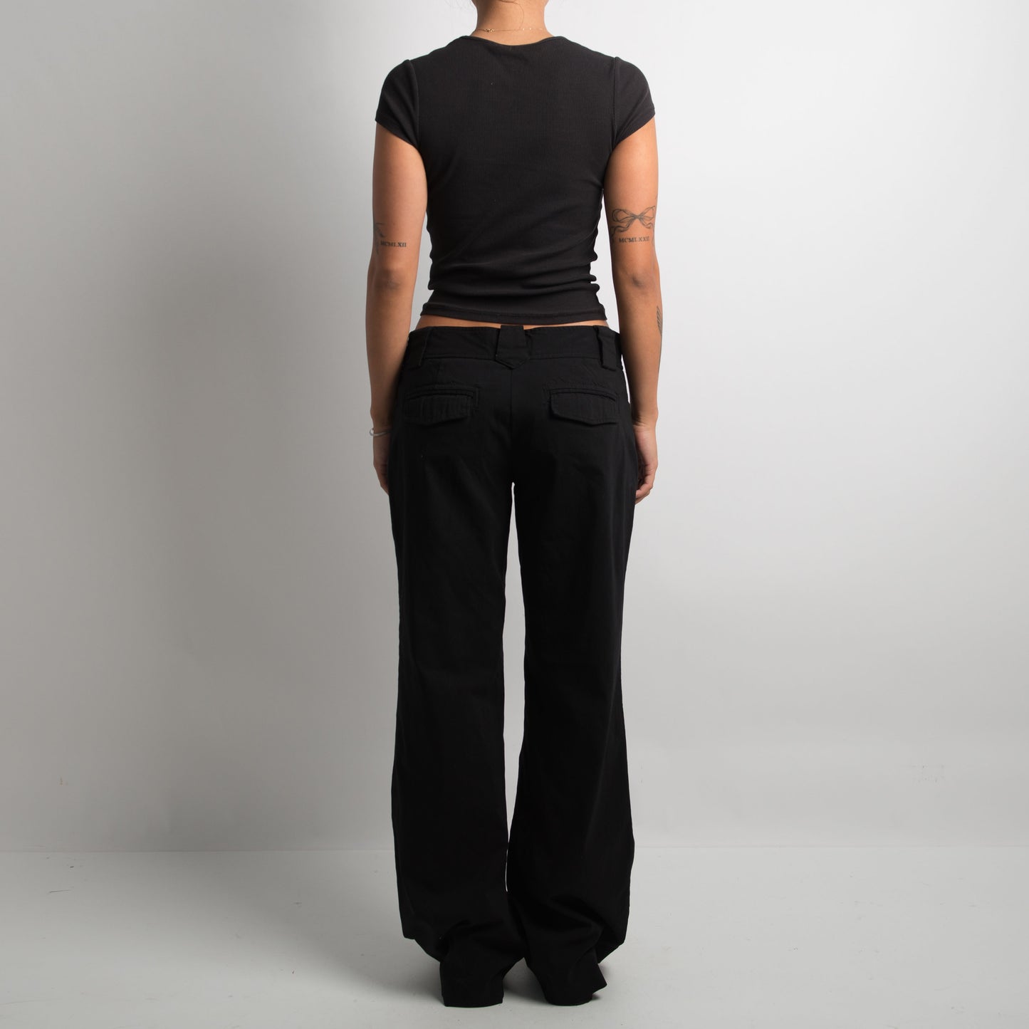 PANTALON BOOTCUT NOIR