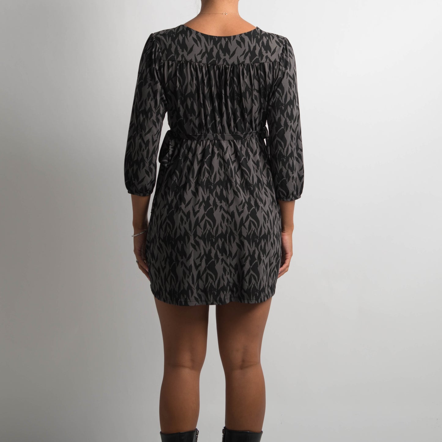 SLINKY LONG SLEEVE MINI DRESS