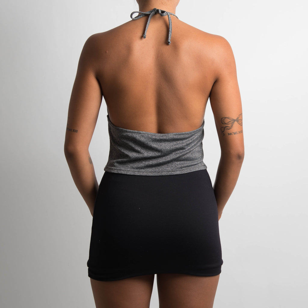 GREY HALTERNECK CAMISOLE