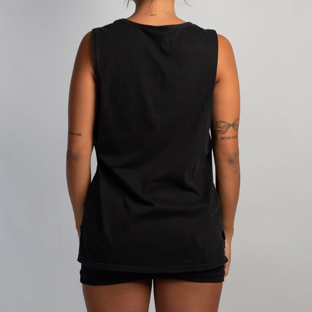 FEATHER SLEEVELESS TOP