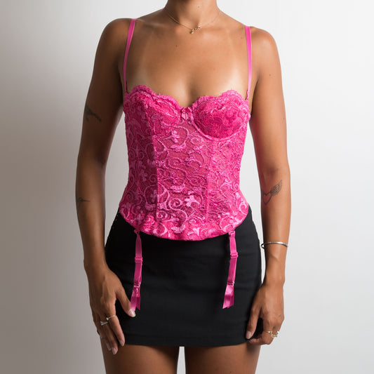 HOT PINK BUSTIER