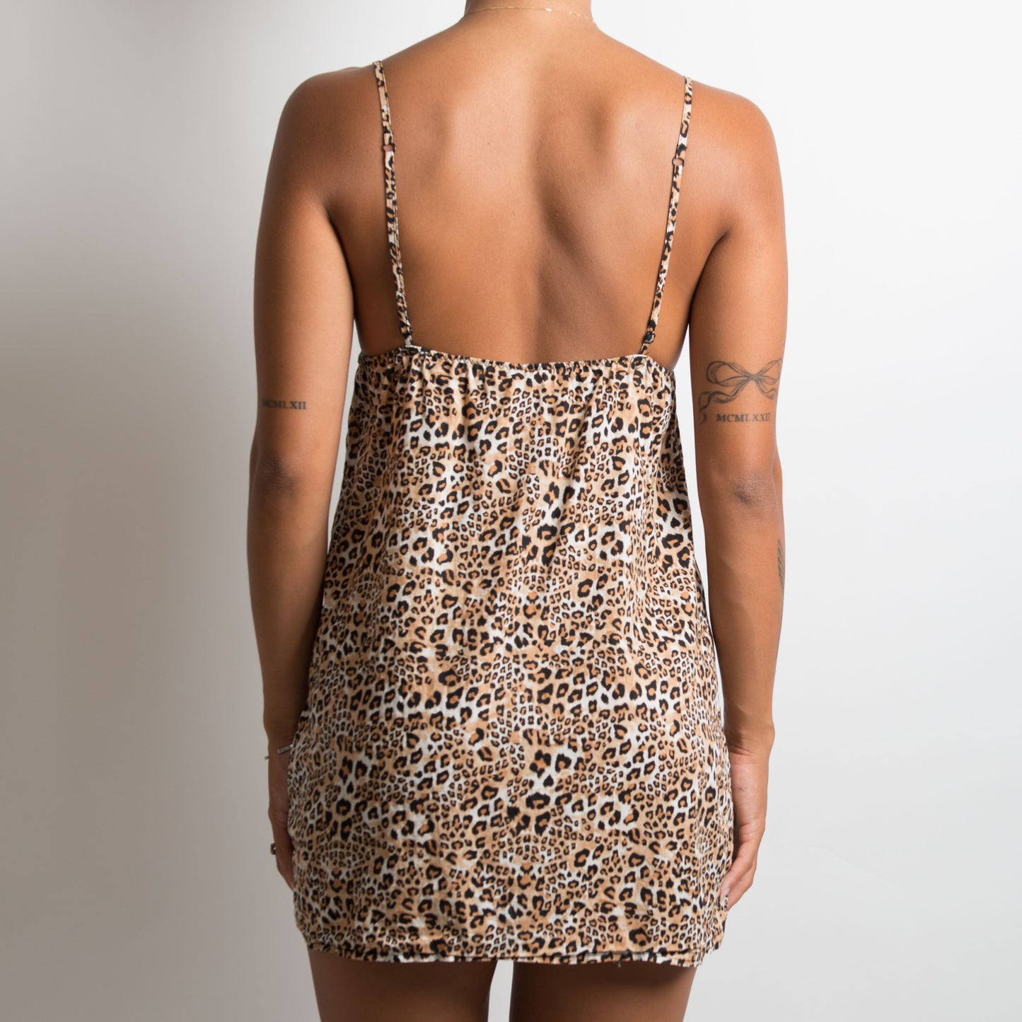 ANIMAL PRINT MINI DRESS