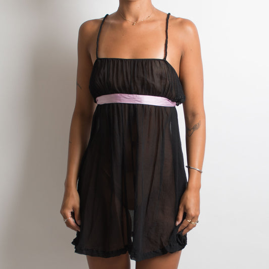 ROBE MINI BABYDOLL TRANSPARENTE