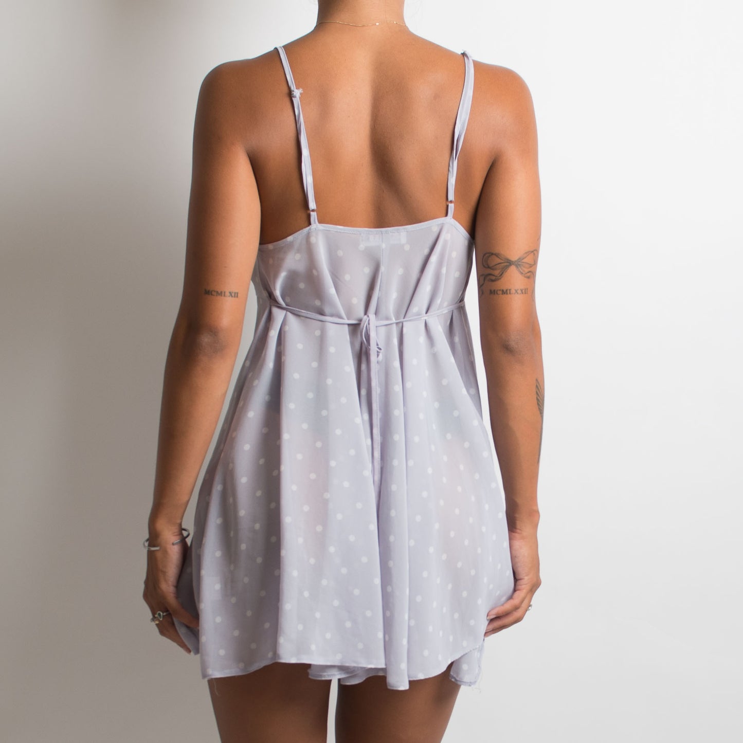 PALE LILAC BABYDOLL DRESS