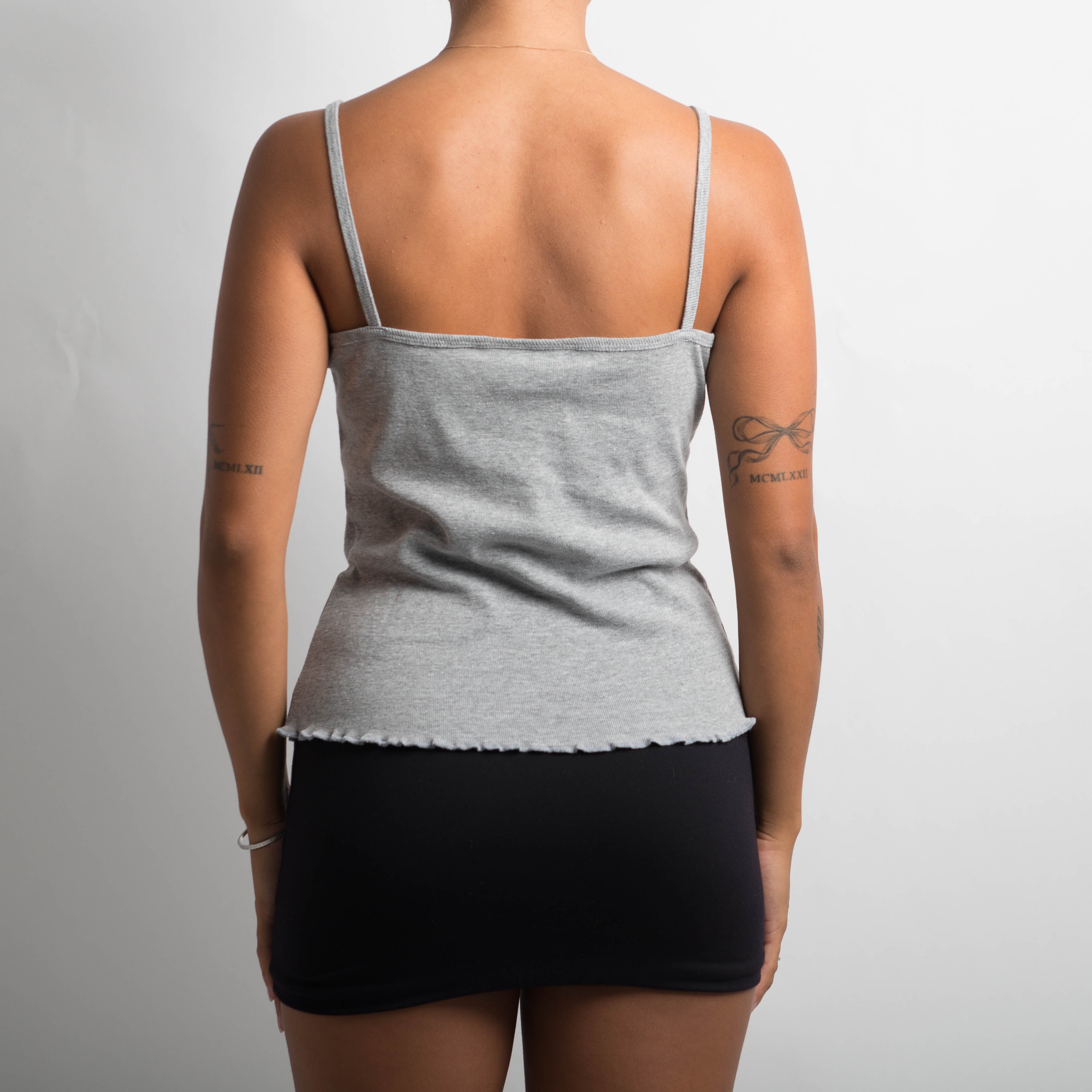 GREY EMBROIDERED TWIN SET