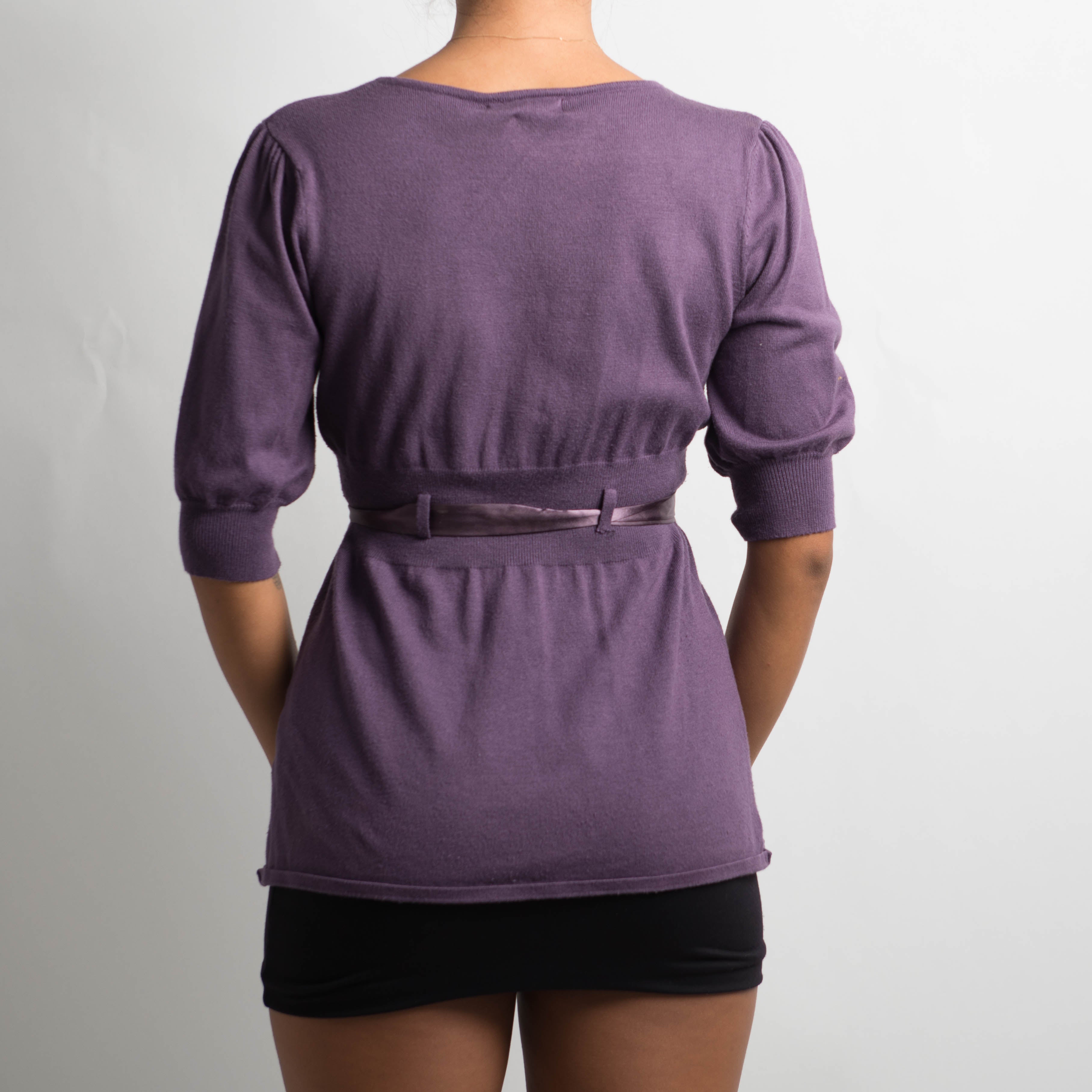 PURPLE KNIT TOP