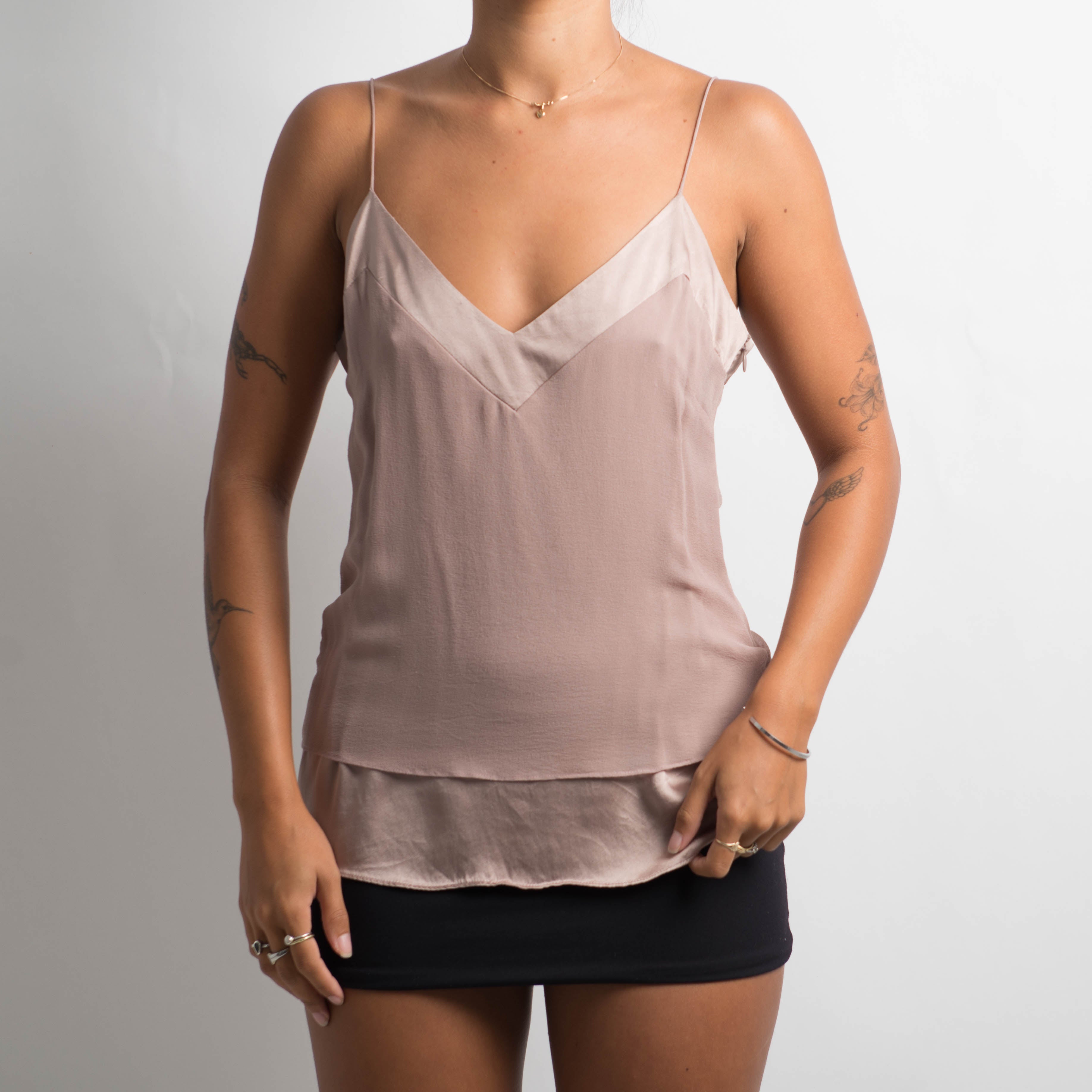 SILK LAYERED CAMISOLE