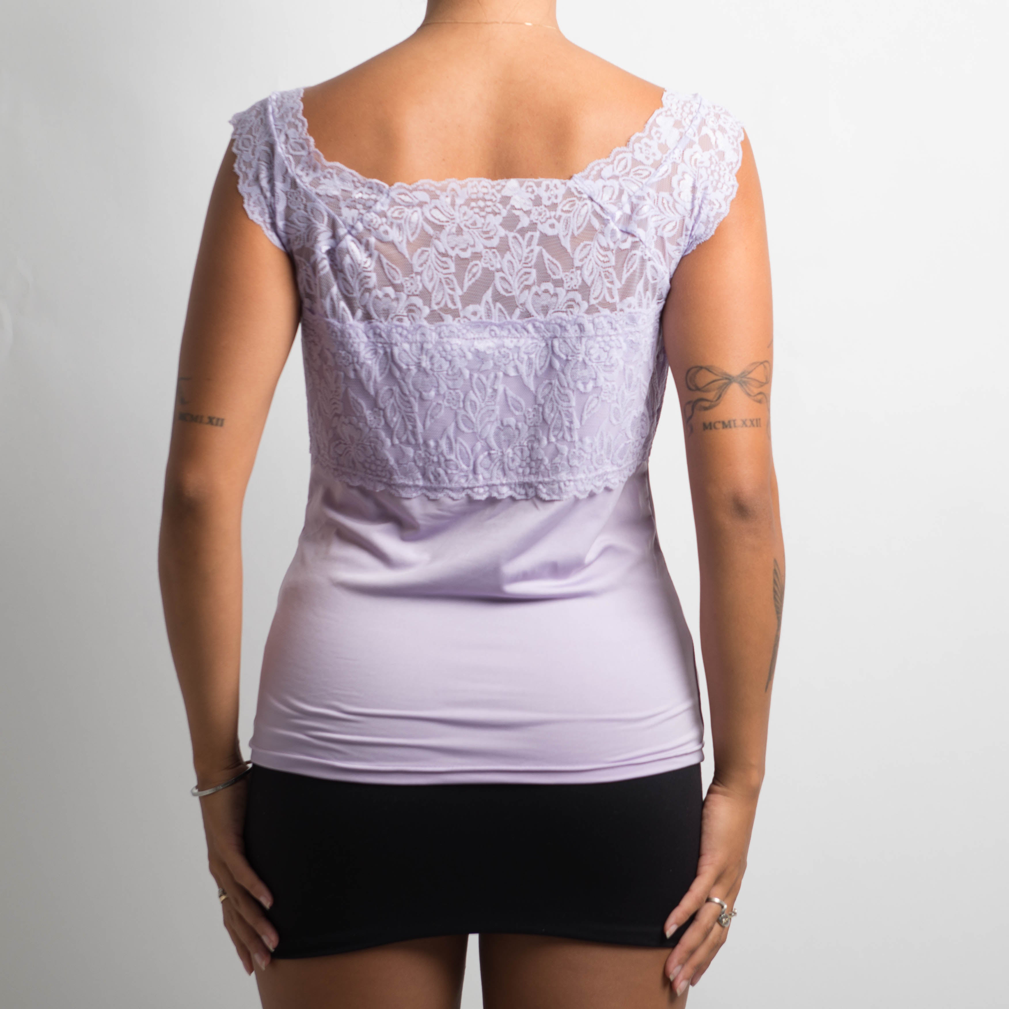 LILAC LACE TOP