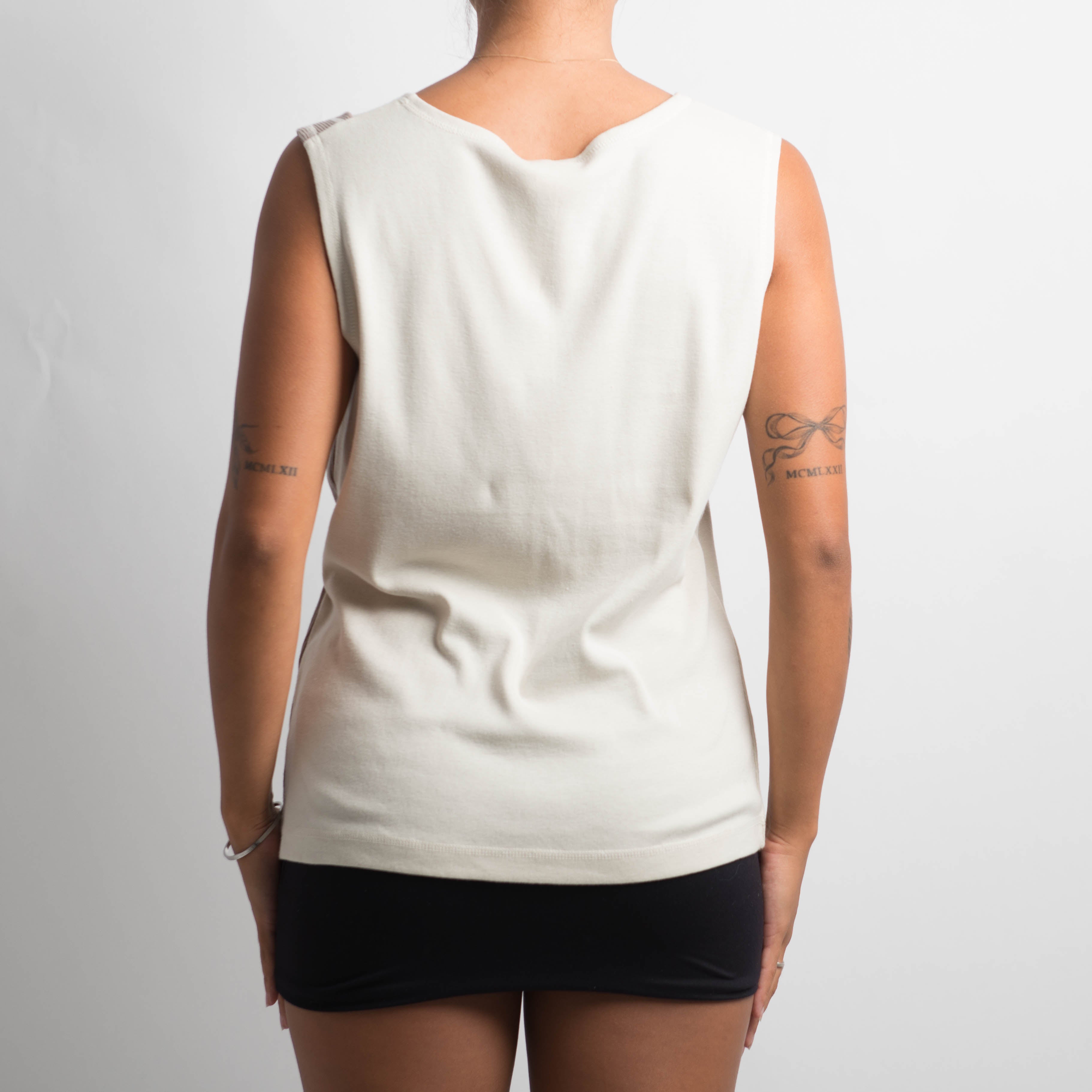 PATCHWORK SLEEVELESS TOP