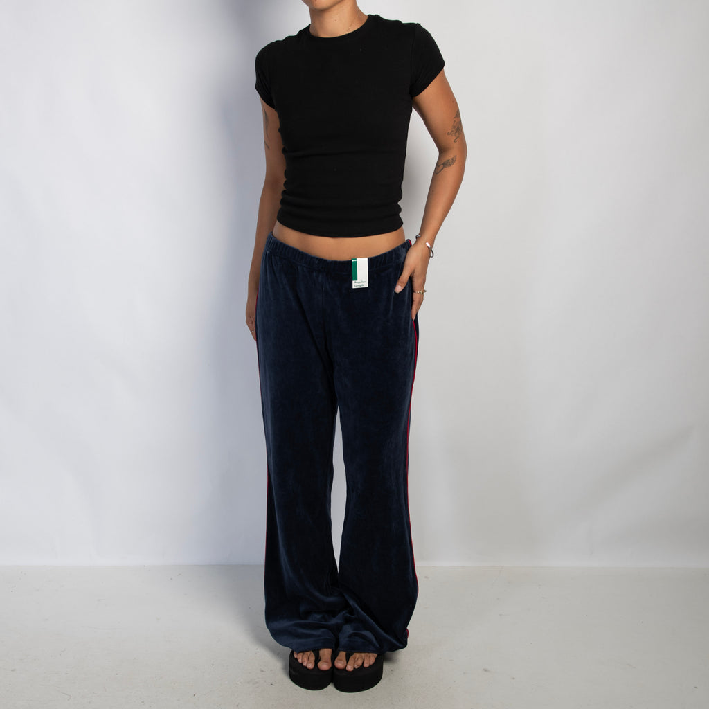 NAVY VELOUR LOUNGE PANTS