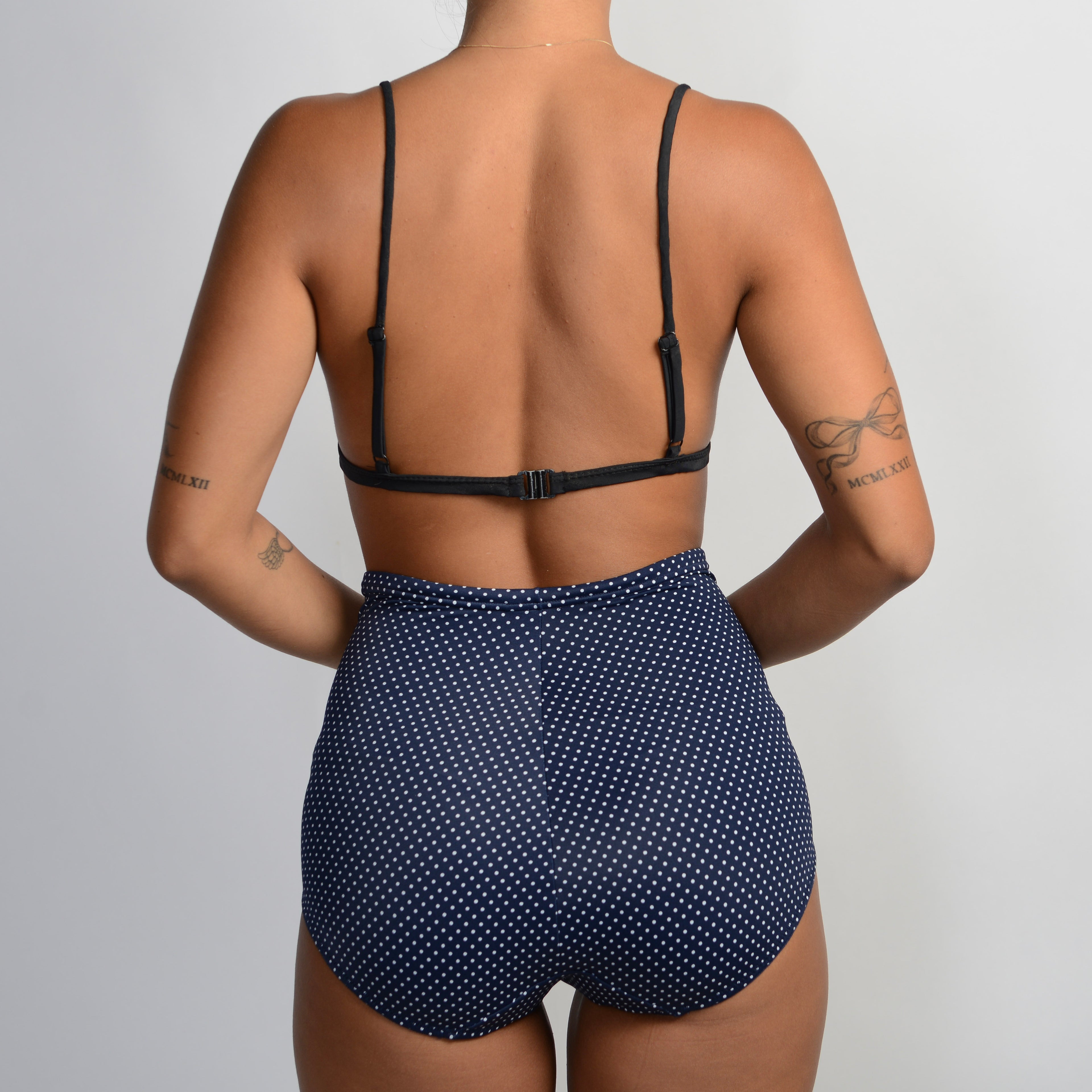 NAVY POLKA DOT BRIEFS