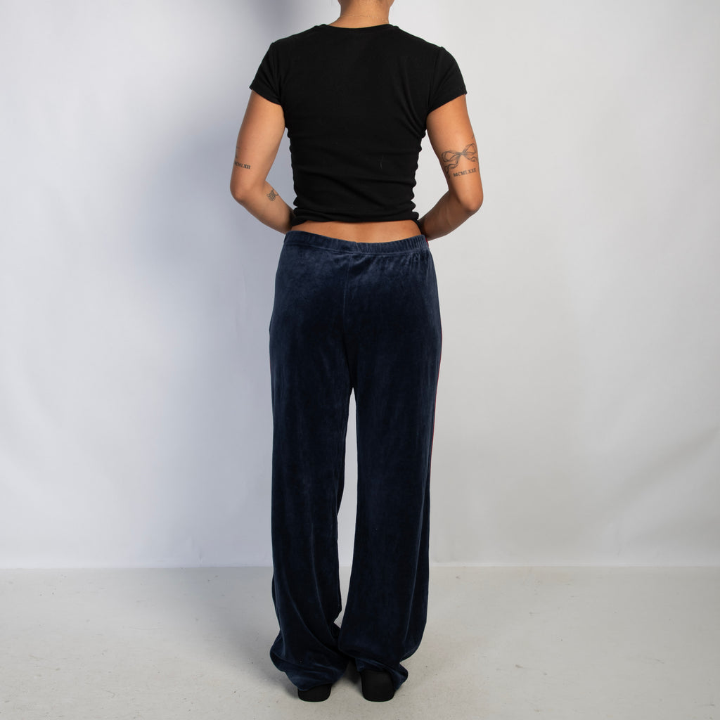 NAVY VELOUR LOUNGE PANTS