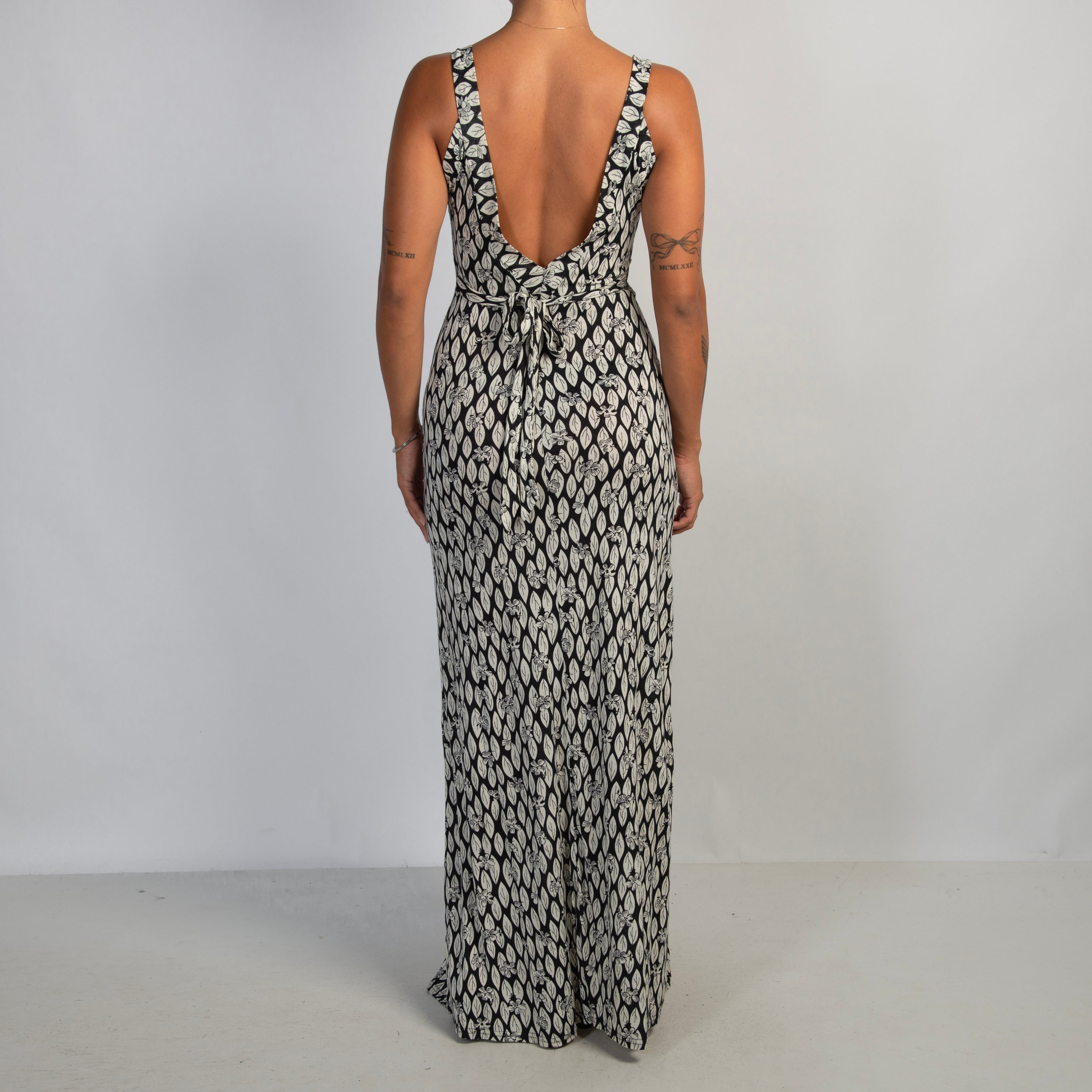 PATTERN MAXI DRESS