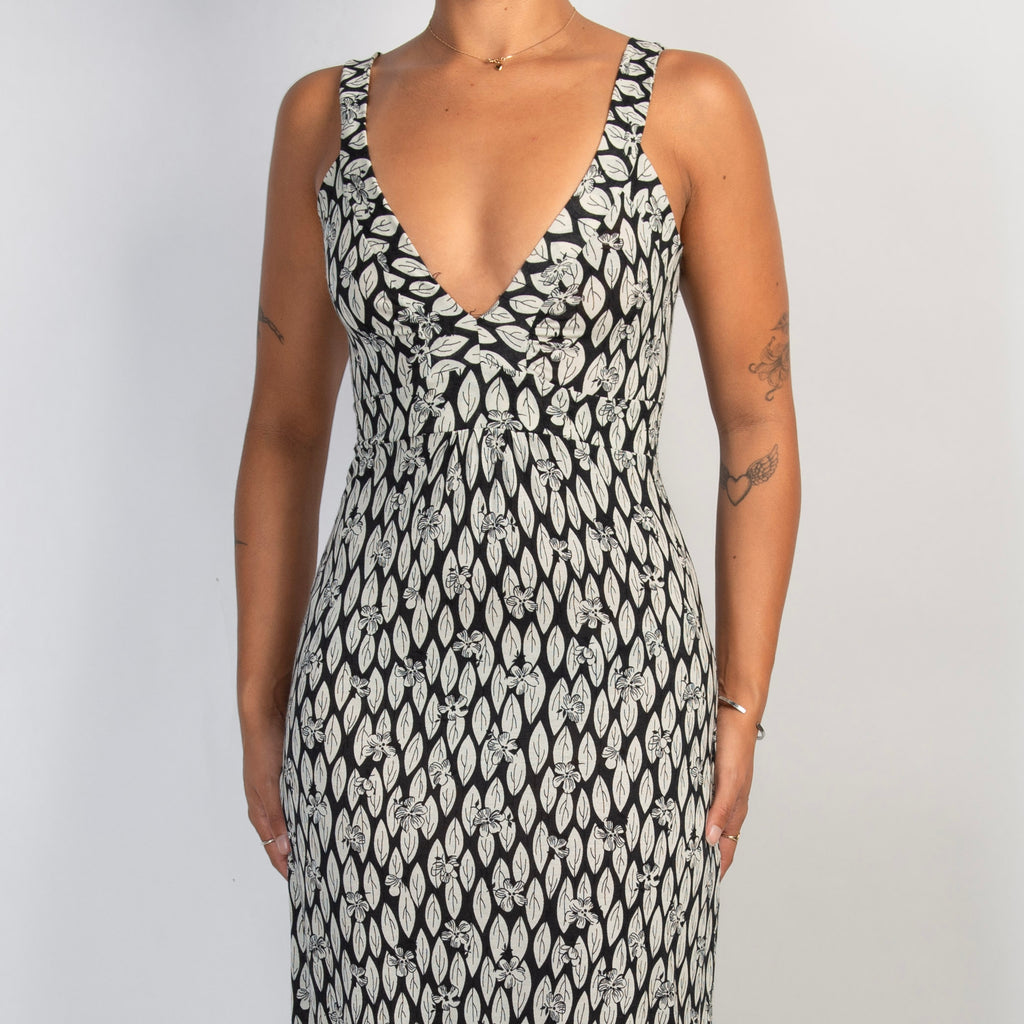 PATTERN MAXI DRESS