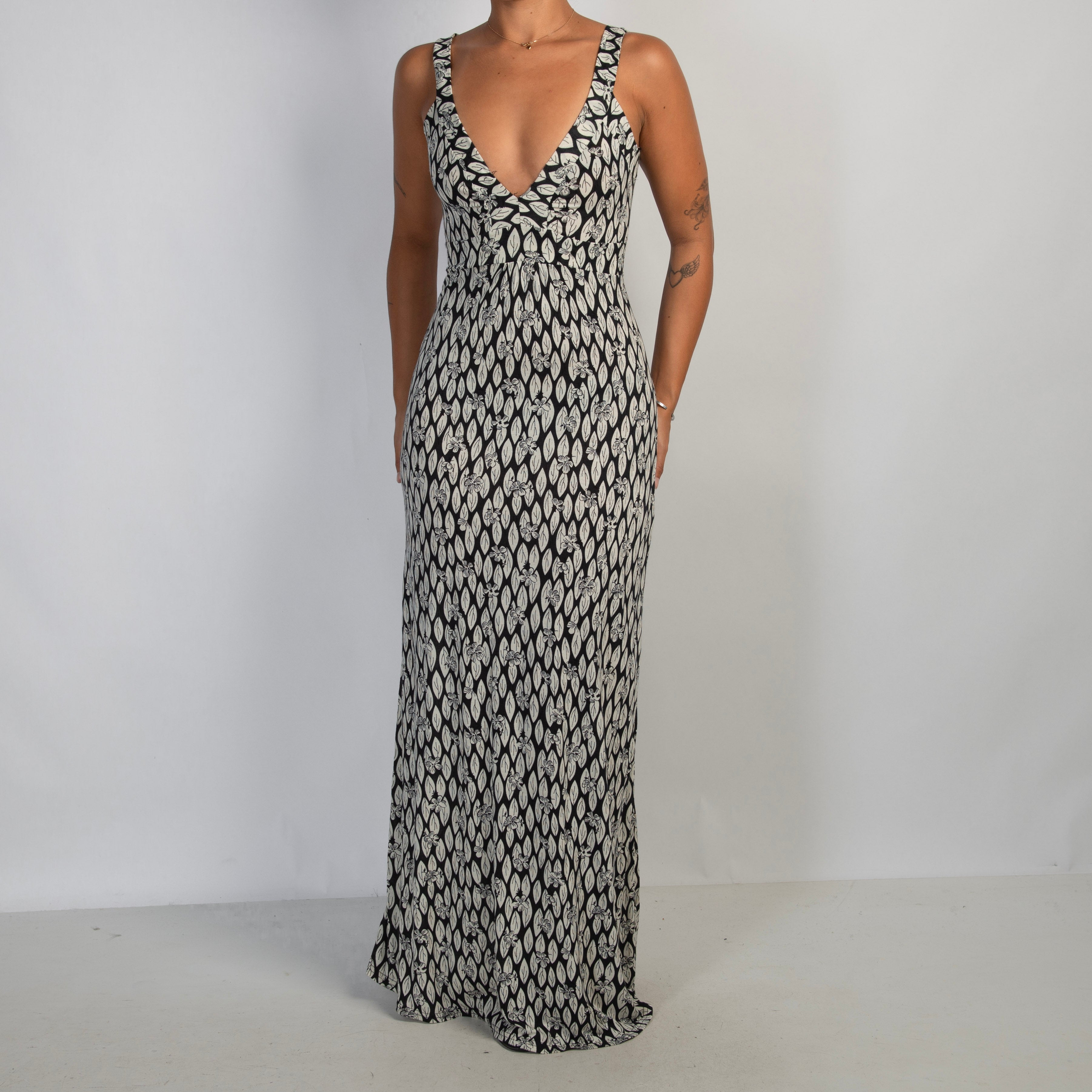 PATTERN MAXI DRESS