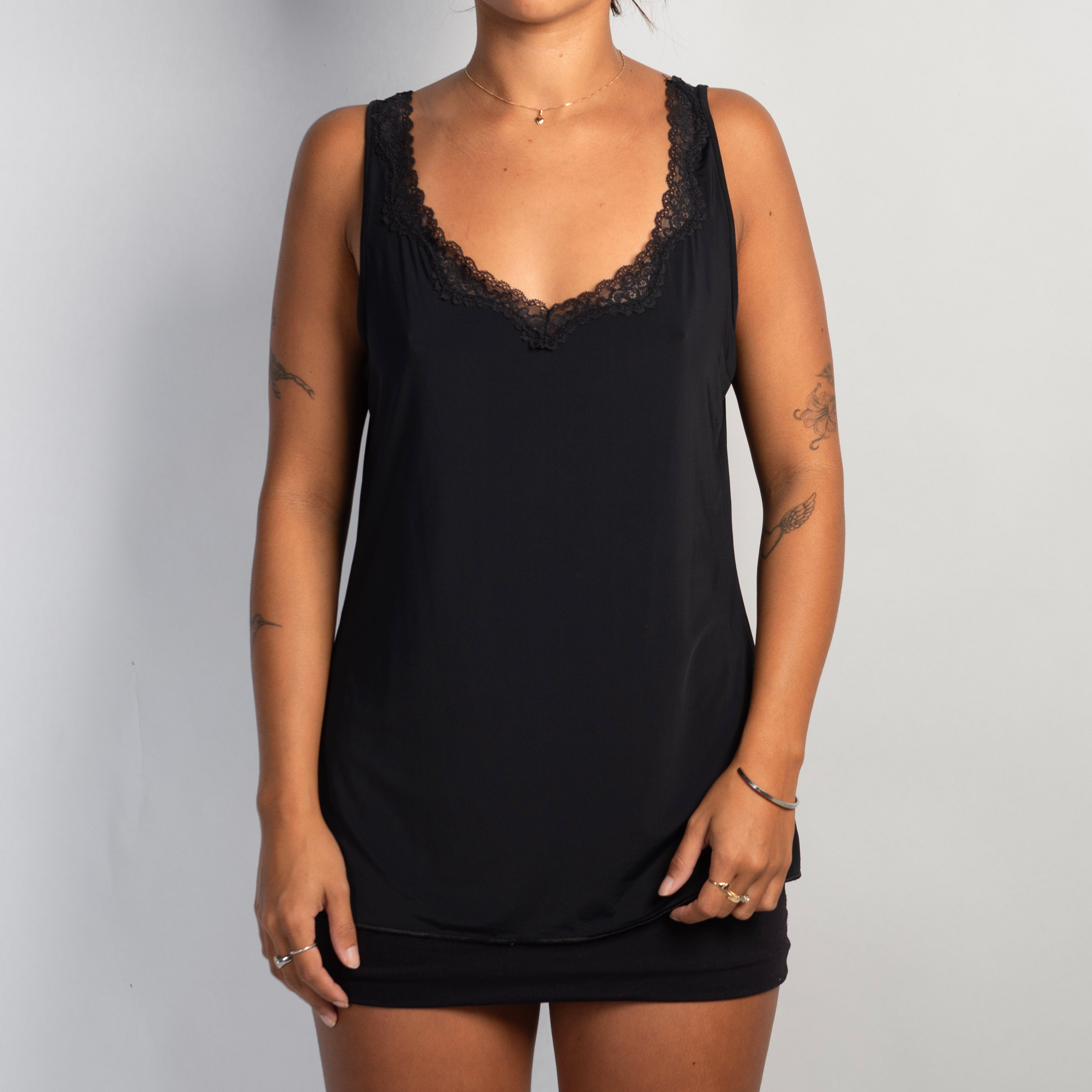 SLINK BLACK CAMISOLE
