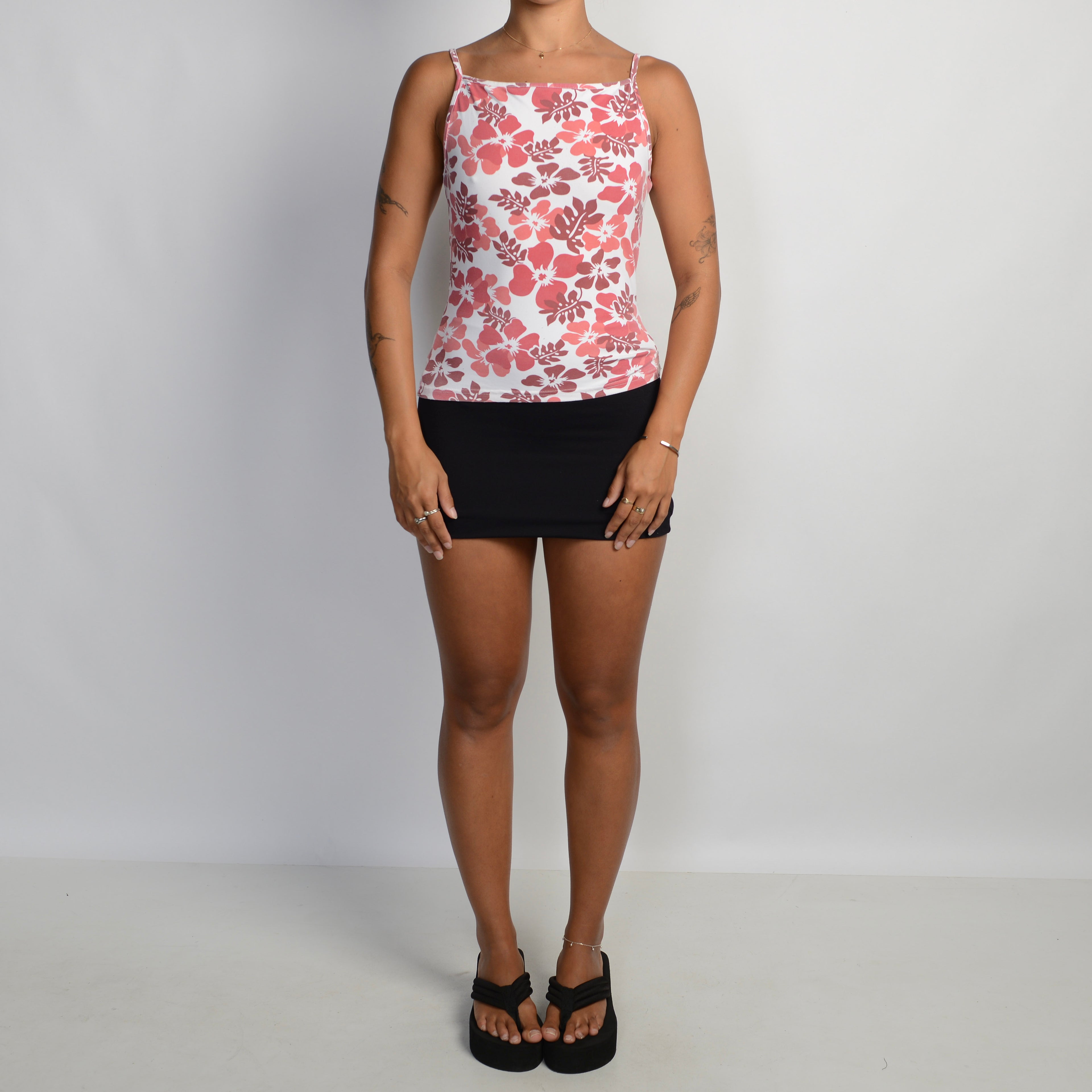 FLORAL HIBISCUS CAMISOLE