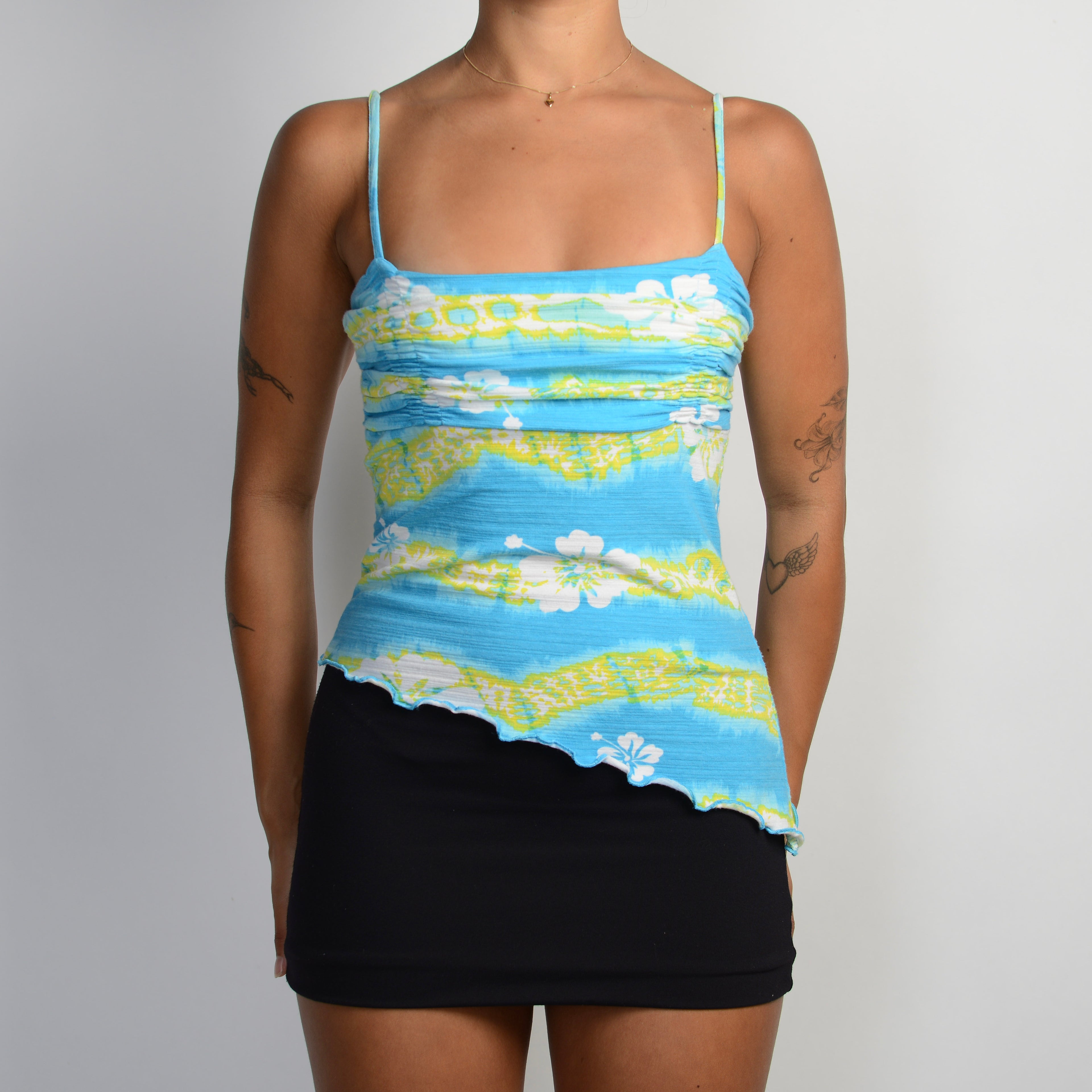 TIE DYE ASYMMETRIC CAMISOLE