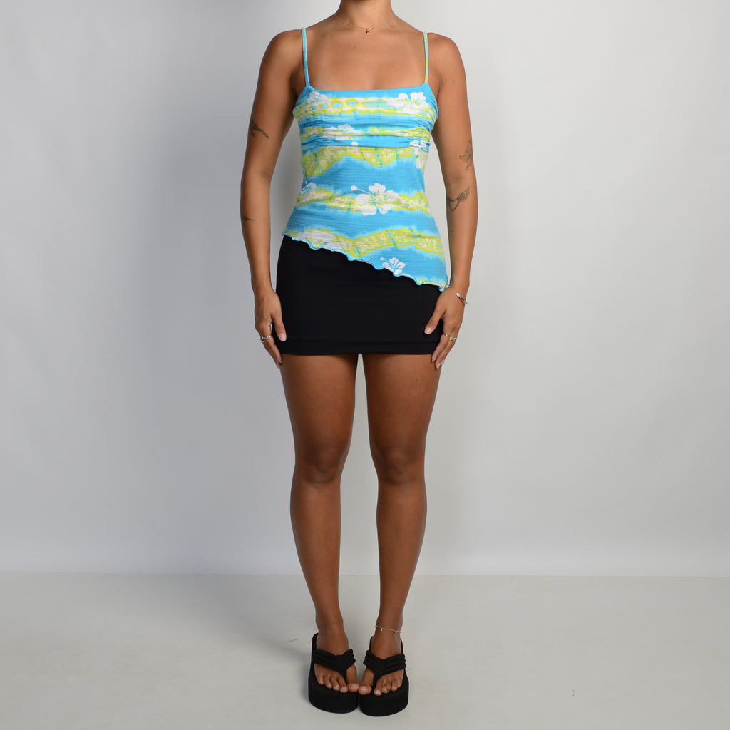 TIE DYE ASYMMETRIC CAMISOLE