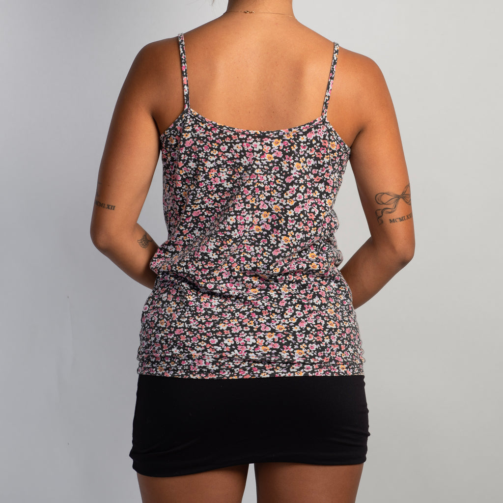 FLORAL RUCHED CAMISOLE