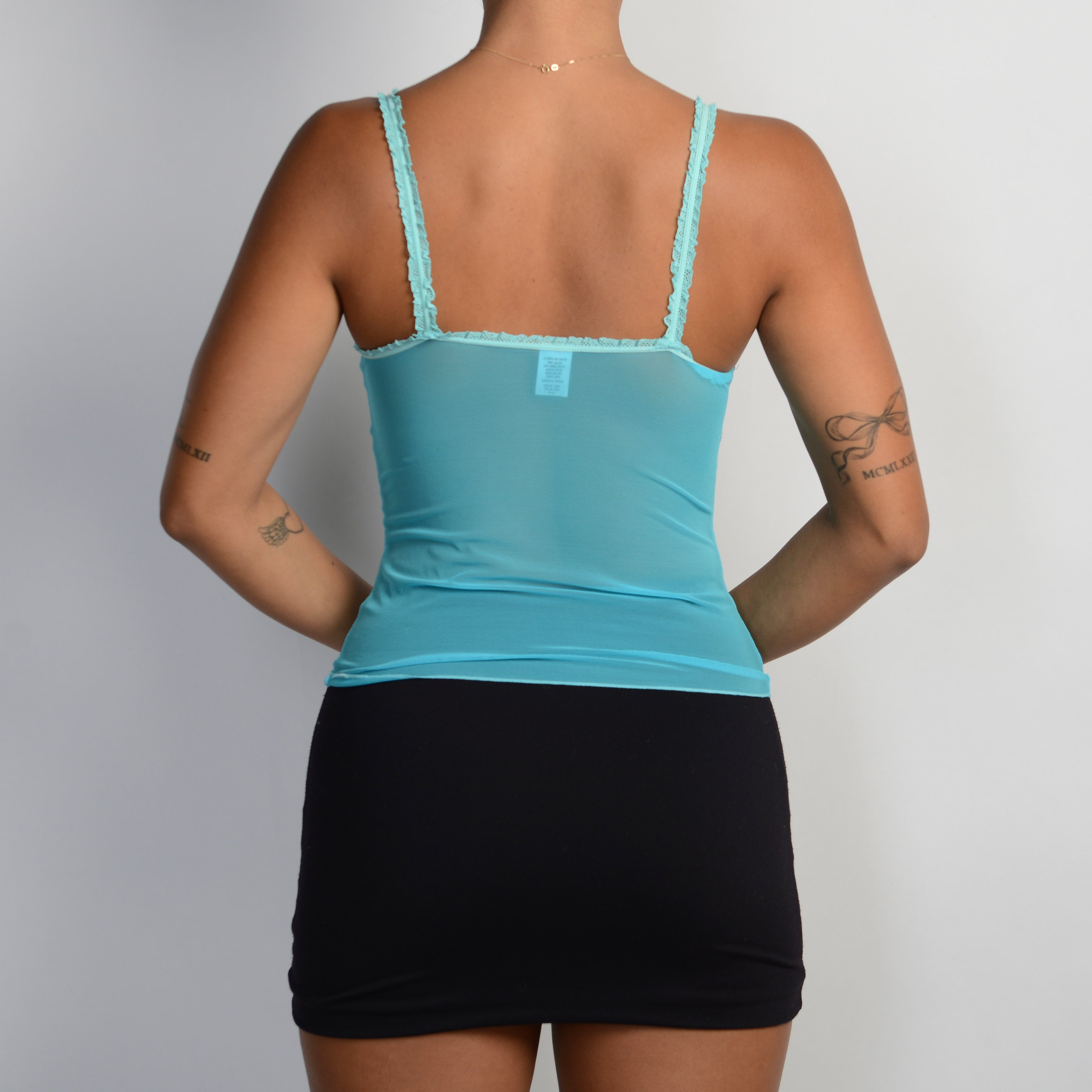 BLUE MESH CAMISOLE
