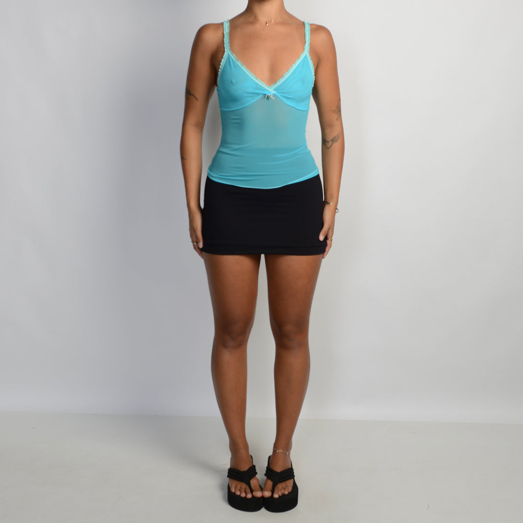 BLUE MESH CAMISOLE