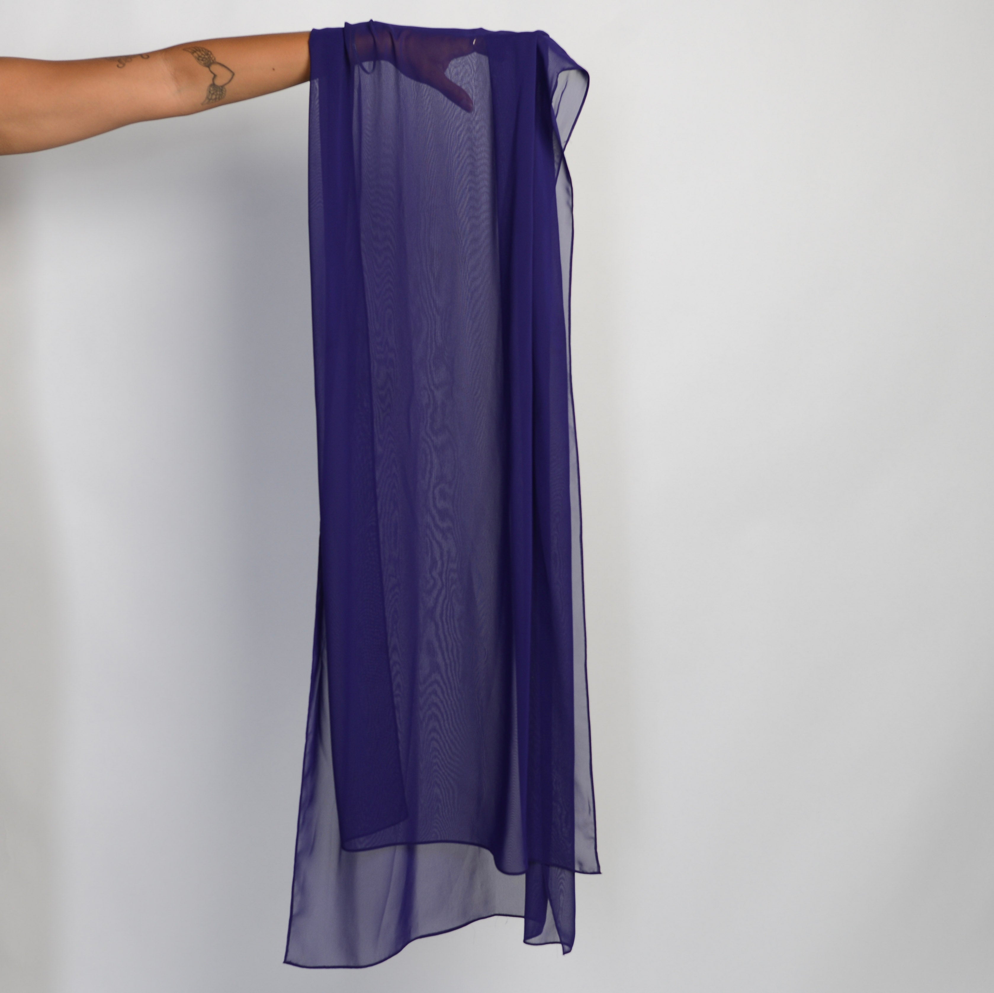 INDIGO SHEER SCARF
