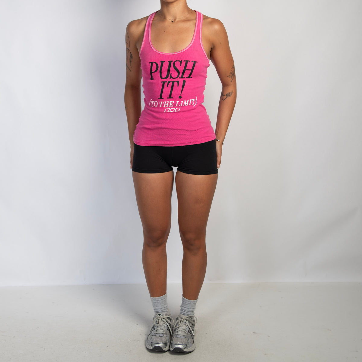 PINK COTTON TANK TOP