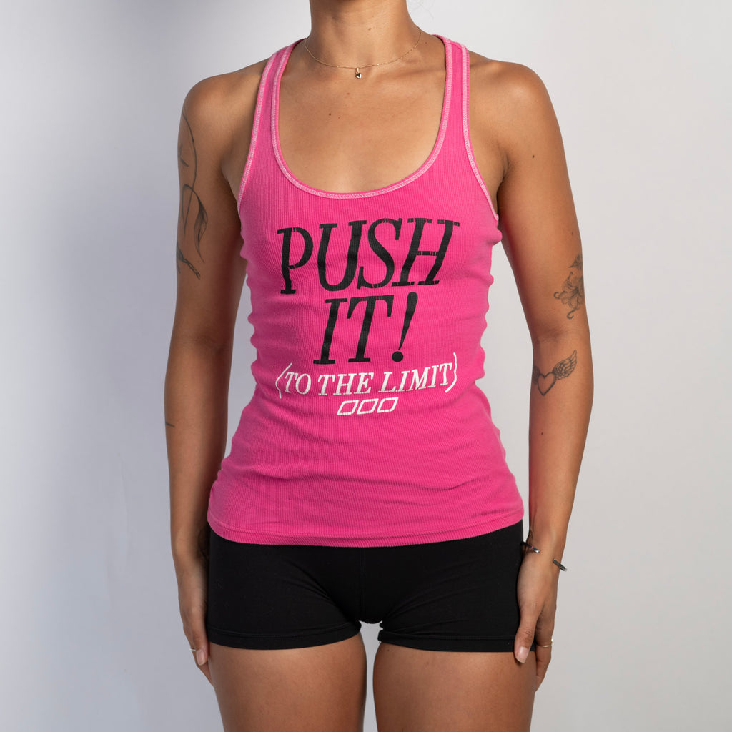 PINK COTTON TANK TOP